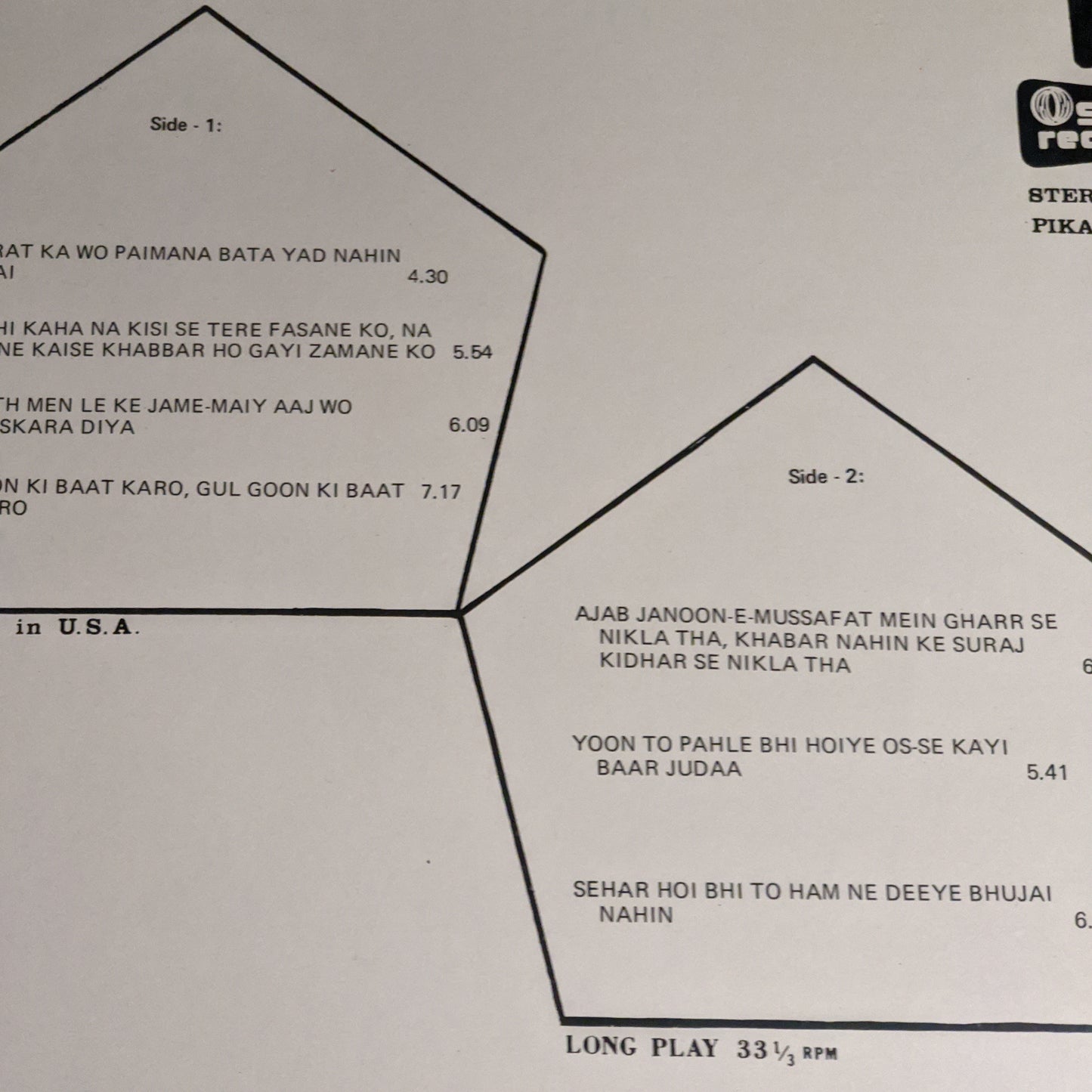 Mehdi Hassan - Mehdi Hassan in new York - near mint - Stereo
