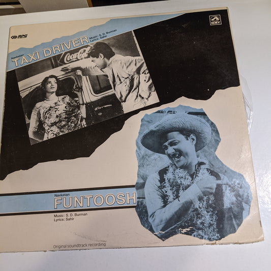 Funtoosh + Taxi Driver - S D Burman , Dev Anand navketan Superhit album in excellent+ condition