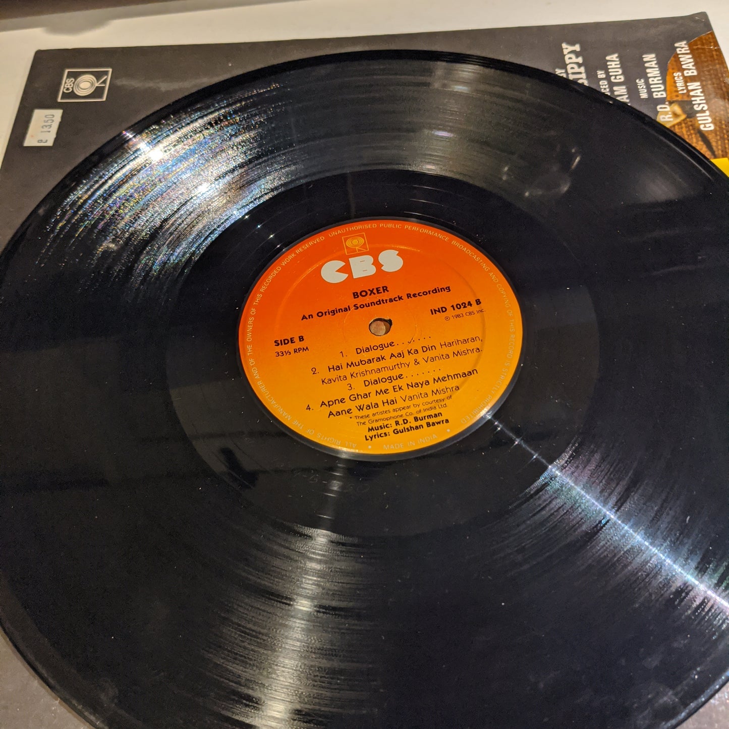 BOXER - R D Burman Record in near mint condition