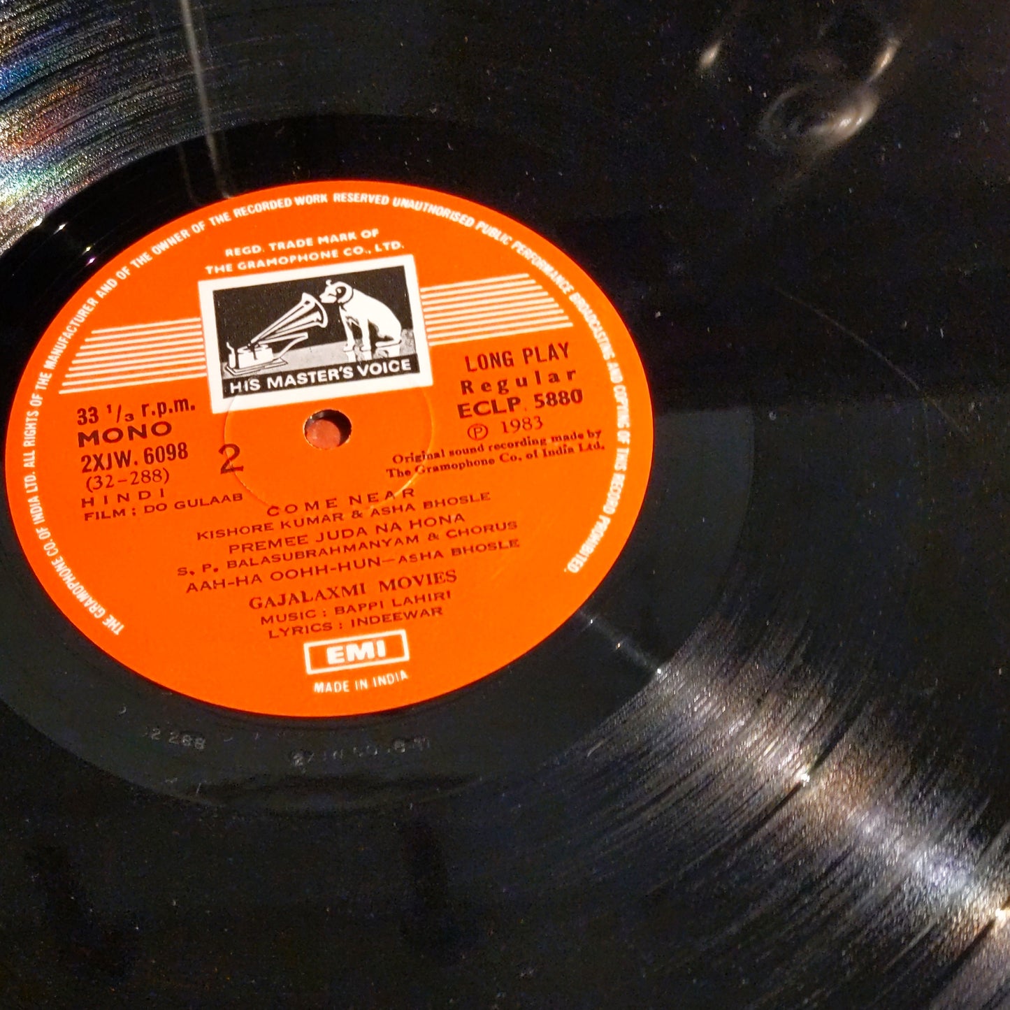 Do Gulaab - bappi Lahiri superhit in excellent condition