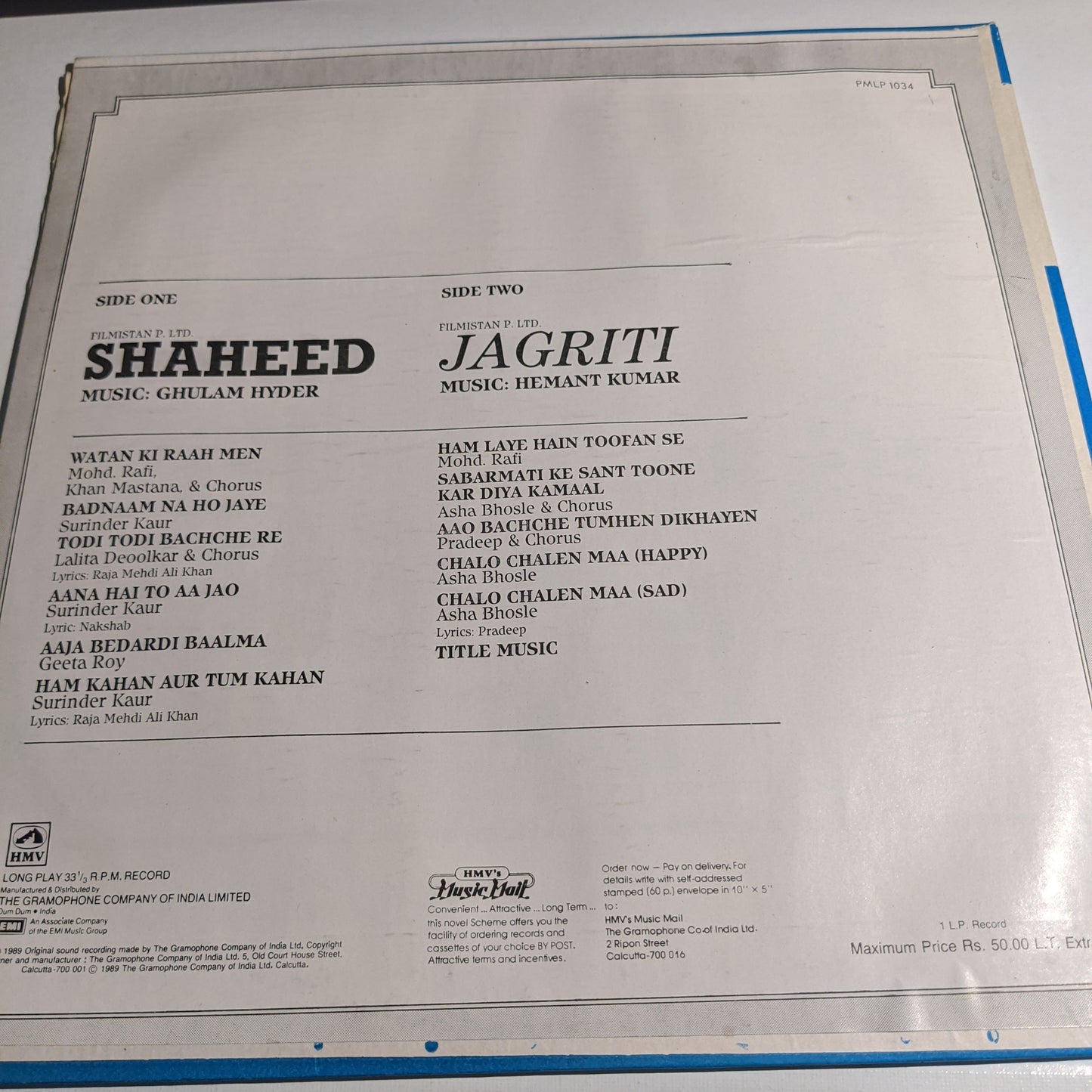 Shaheed + Jagriti 2 bollywood classics in one - Unplayed Mint