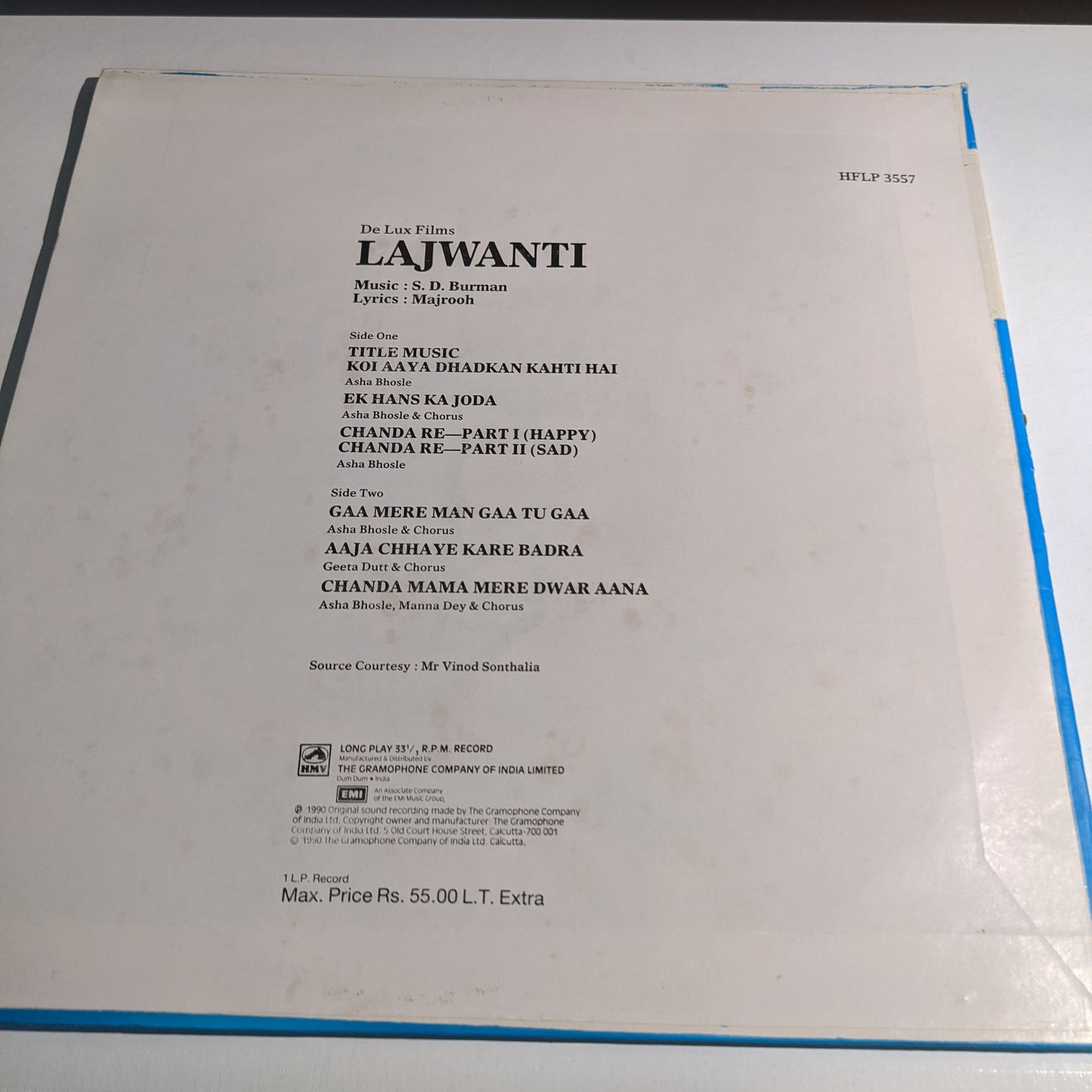 Lajwanti - S D Burman superhit rare in near Mint condition