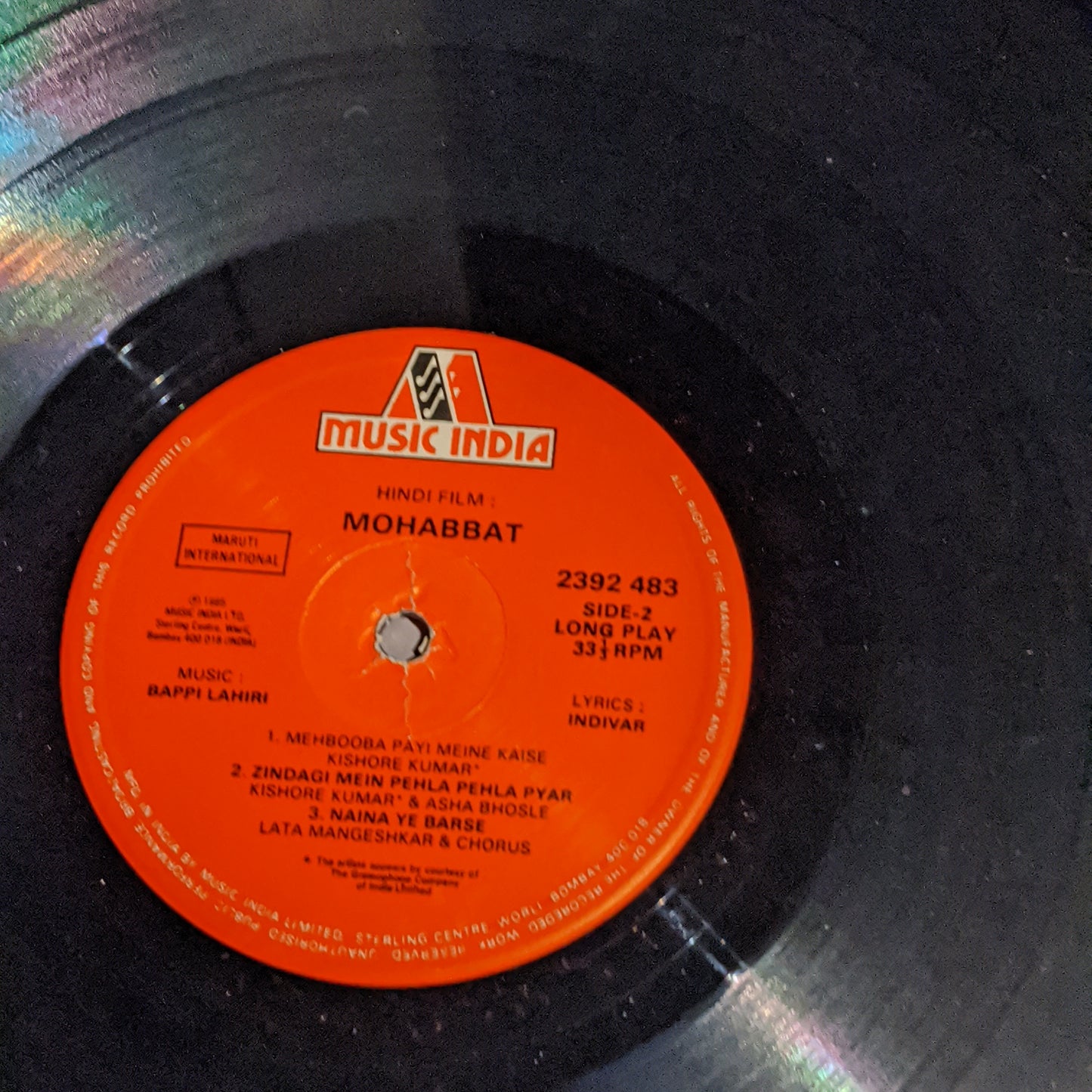 Mohabbat - bappi Lahiri Superhit in excellent condition