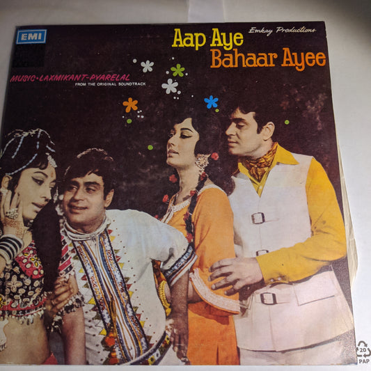 Aap Aye bahar Ayee - Laxmikant Pyarelal Superhin In Excellent - Pak Pressing