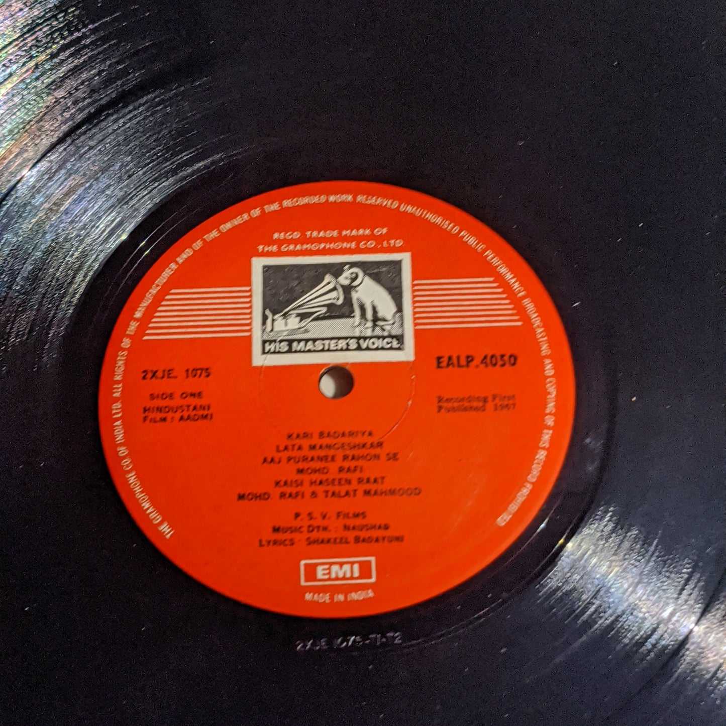 Aadmi - Naushad Superhit classic in Near Mint - Player and verified