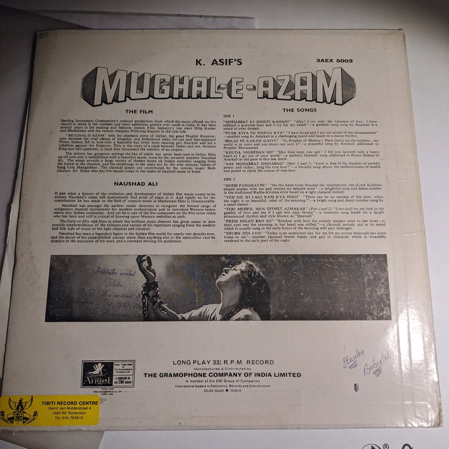 Mughal-e-Azam - Naushad classical superhit in excellent+