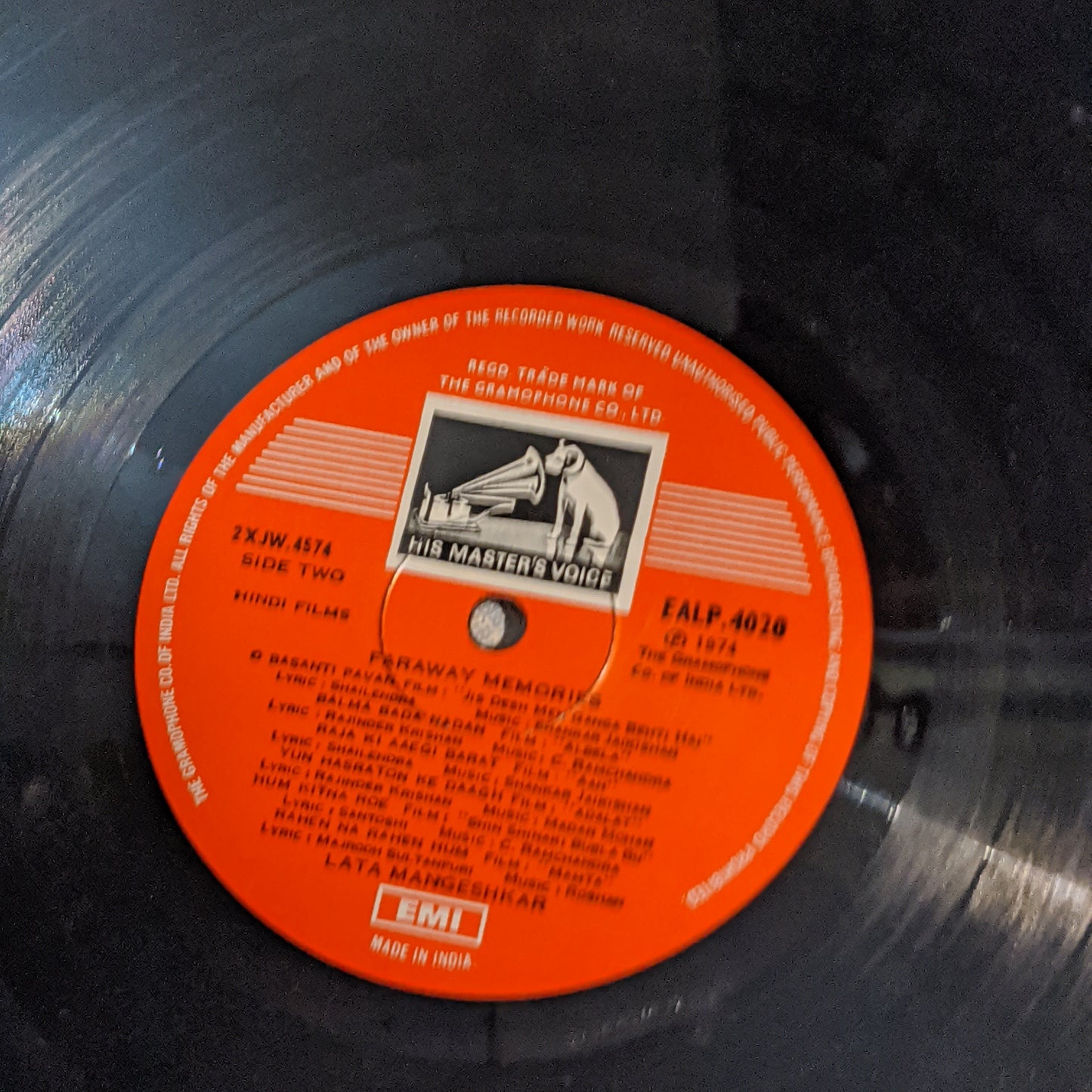 Lata Mangeshkar FARAWAY MEMORIES original VG