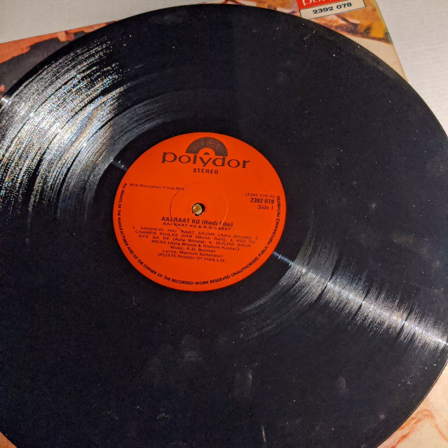 Aaj Raat Ko - R D Burman superhit - rare Unplayed mint