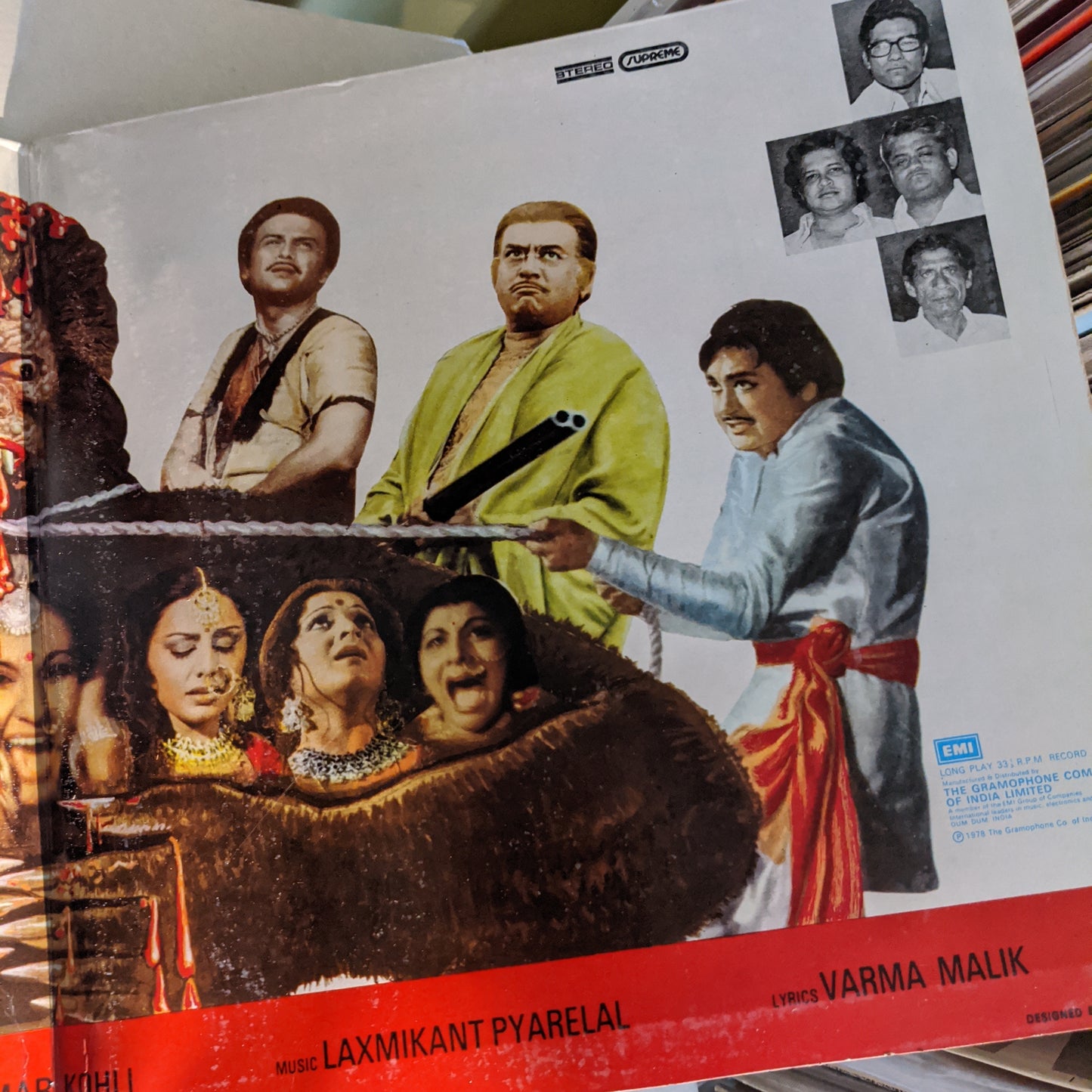 Jaani Dushman - Blue colored LP - Supreme Stereo In VG+
