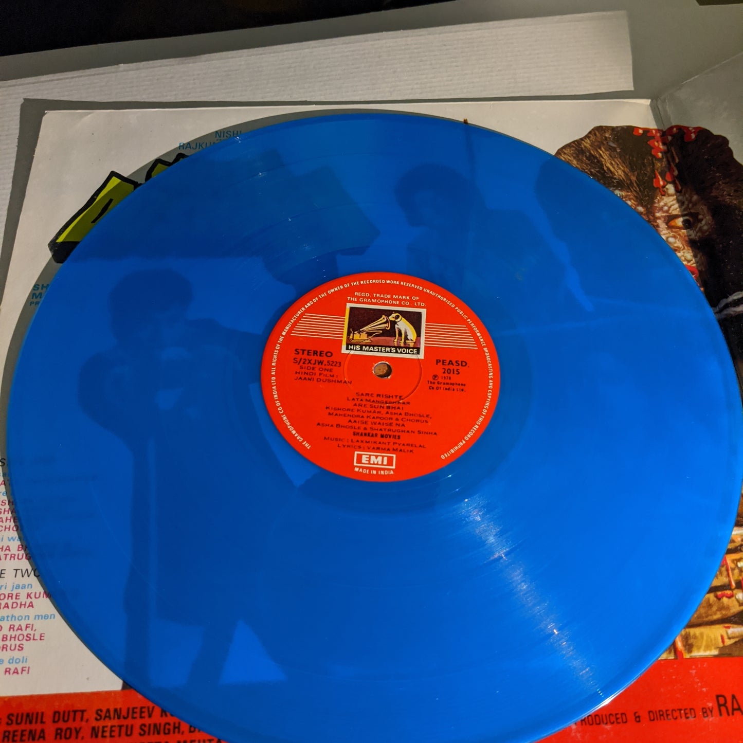 Jaani Dushman - Blue colored LP - Supreme Stereo In VG+