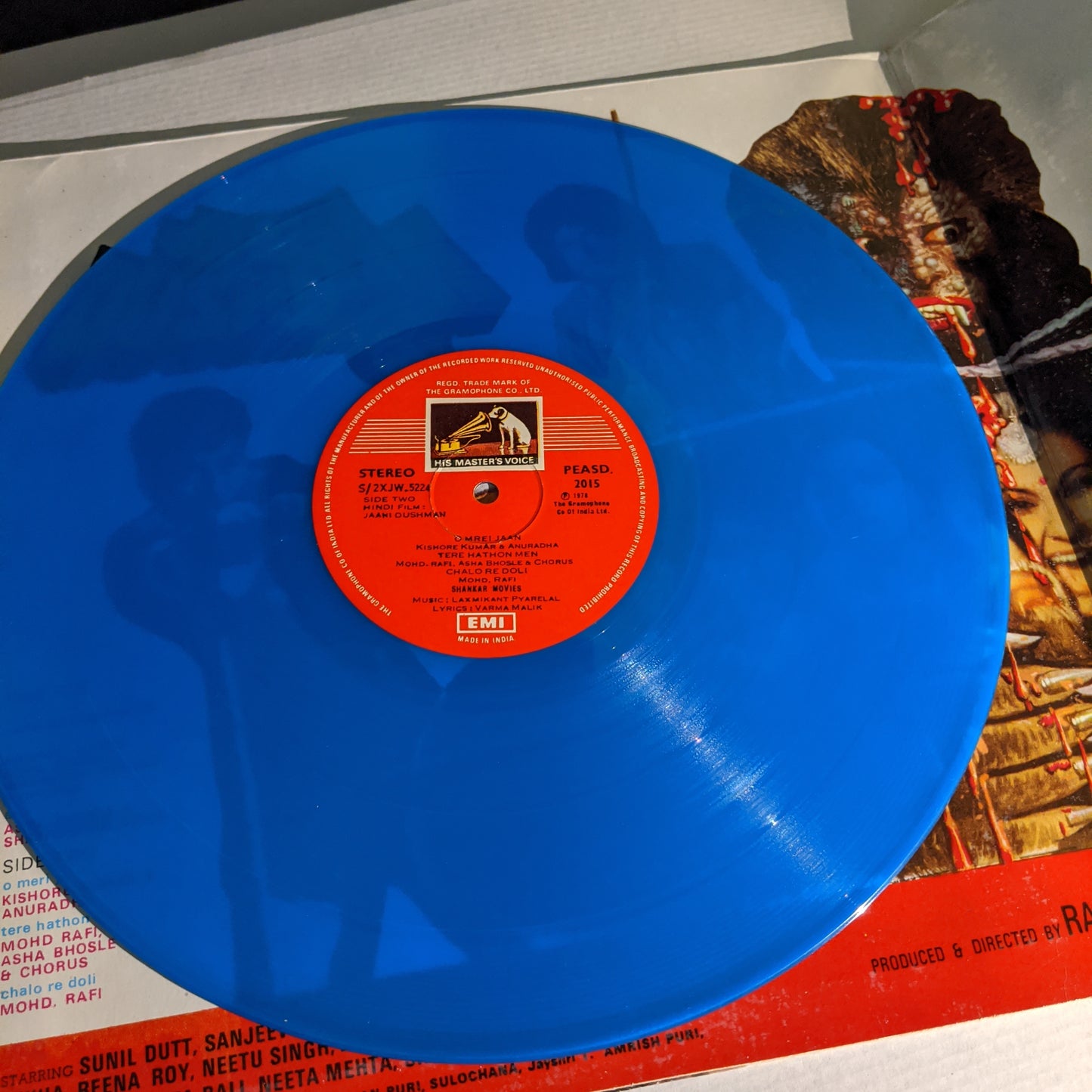 Jaani Dushman - Blue colored LP - Supreme Stereo In VG+