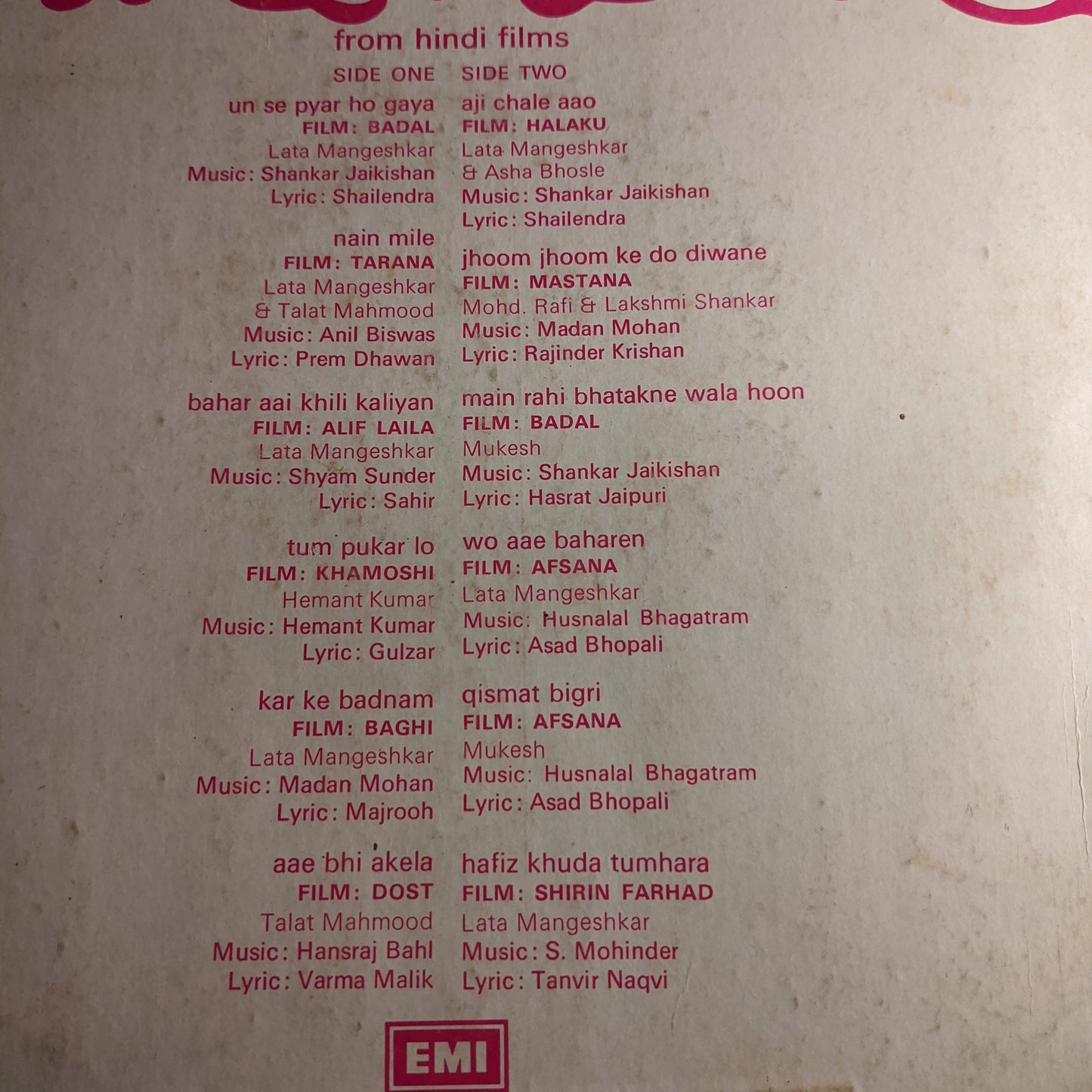 Songs to remember - Rare collection in VG+