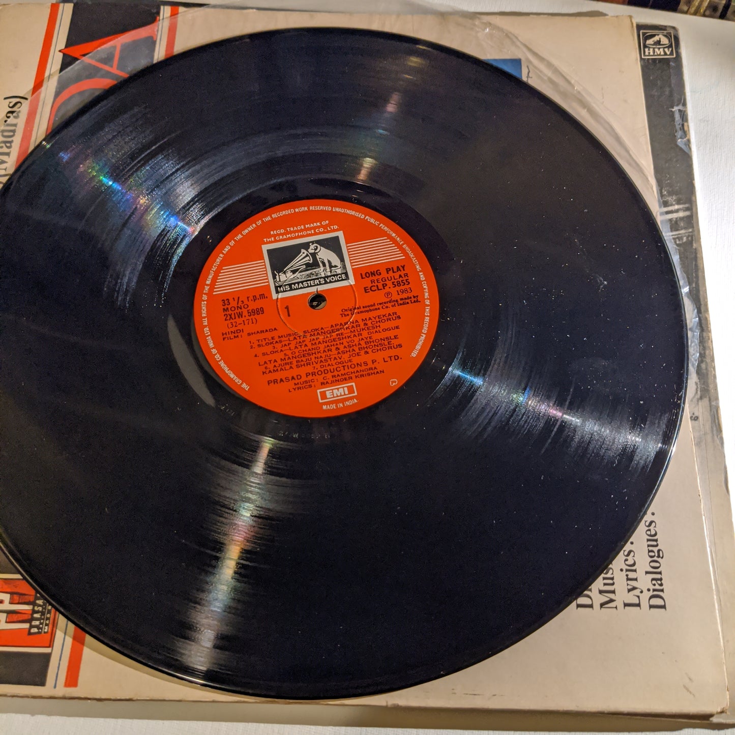 Sharada - C Ramchandra Classic superhit in excellent condition