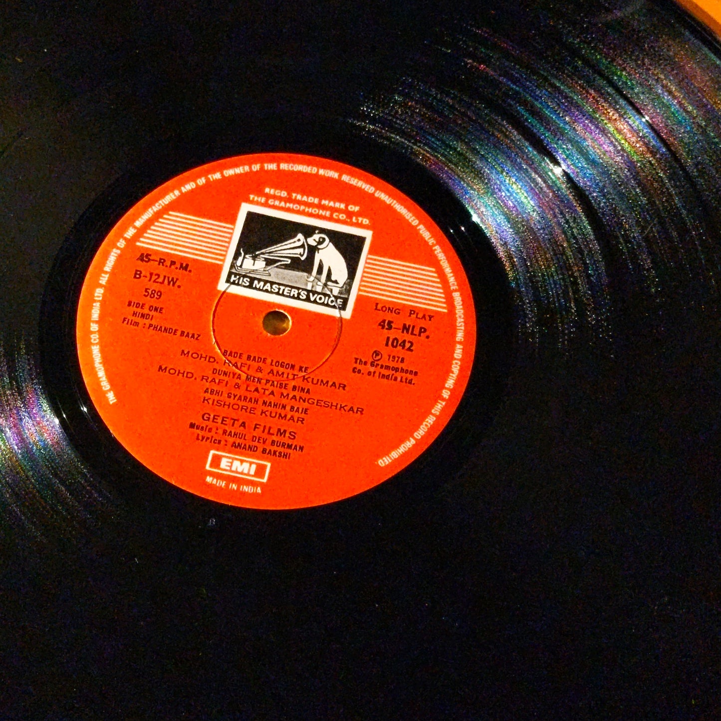 Phandebaaz - R D Burman superhit in near mint condition