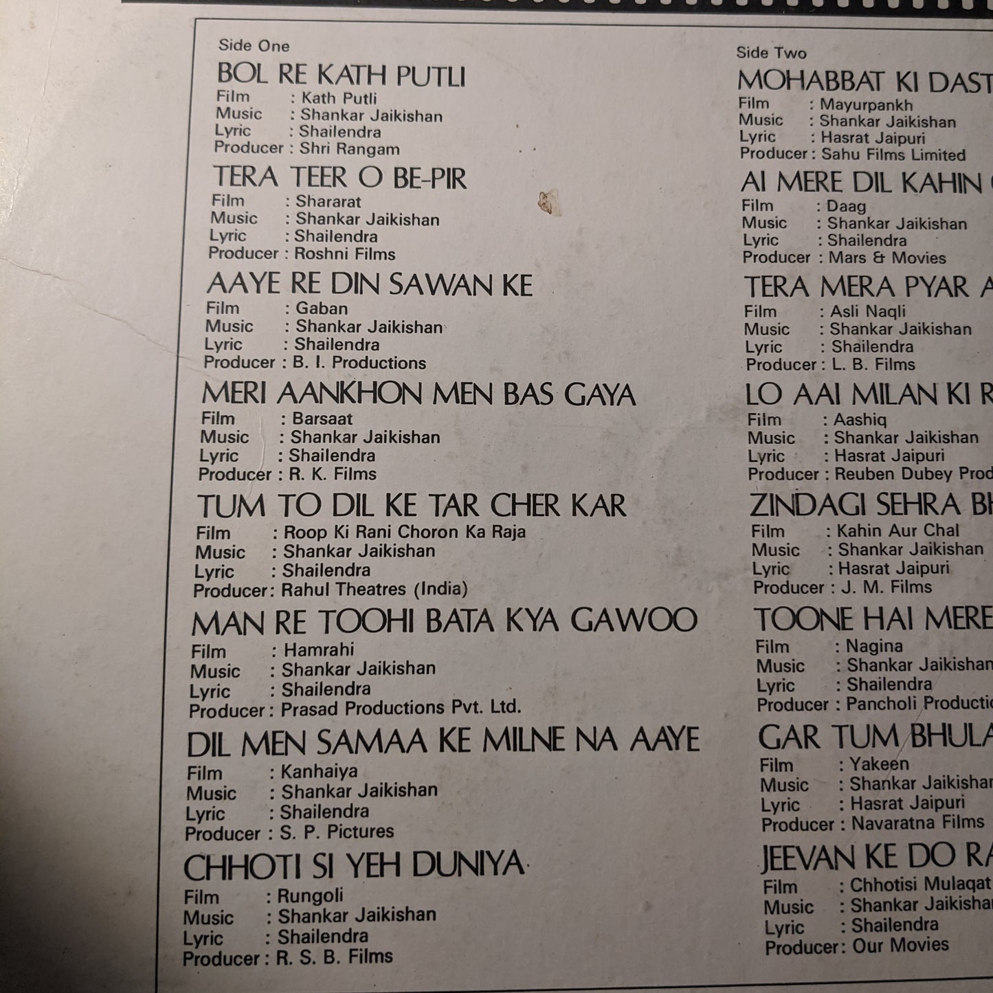 Lata Mangeshkar - Golden hits in VG+