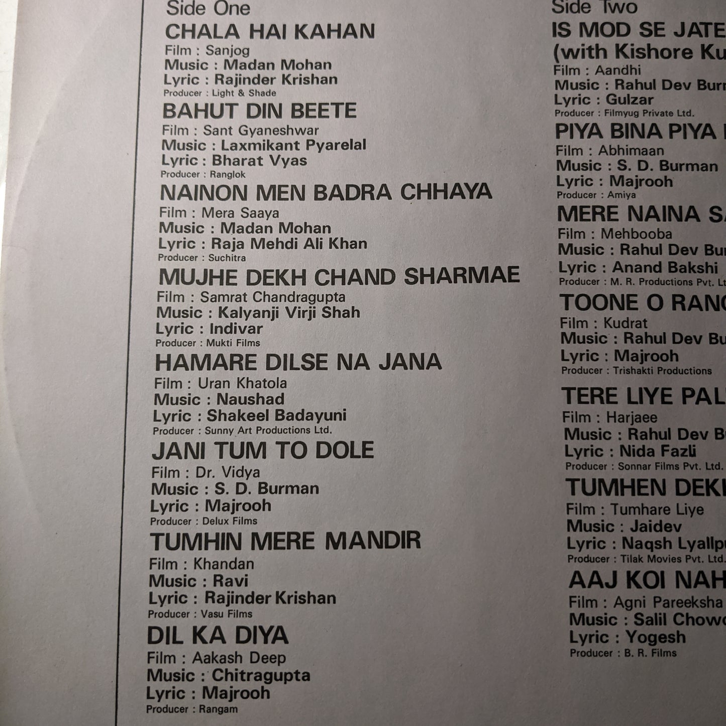 Lata mangeshkar - enchanting hour - superb collection in Near Mint