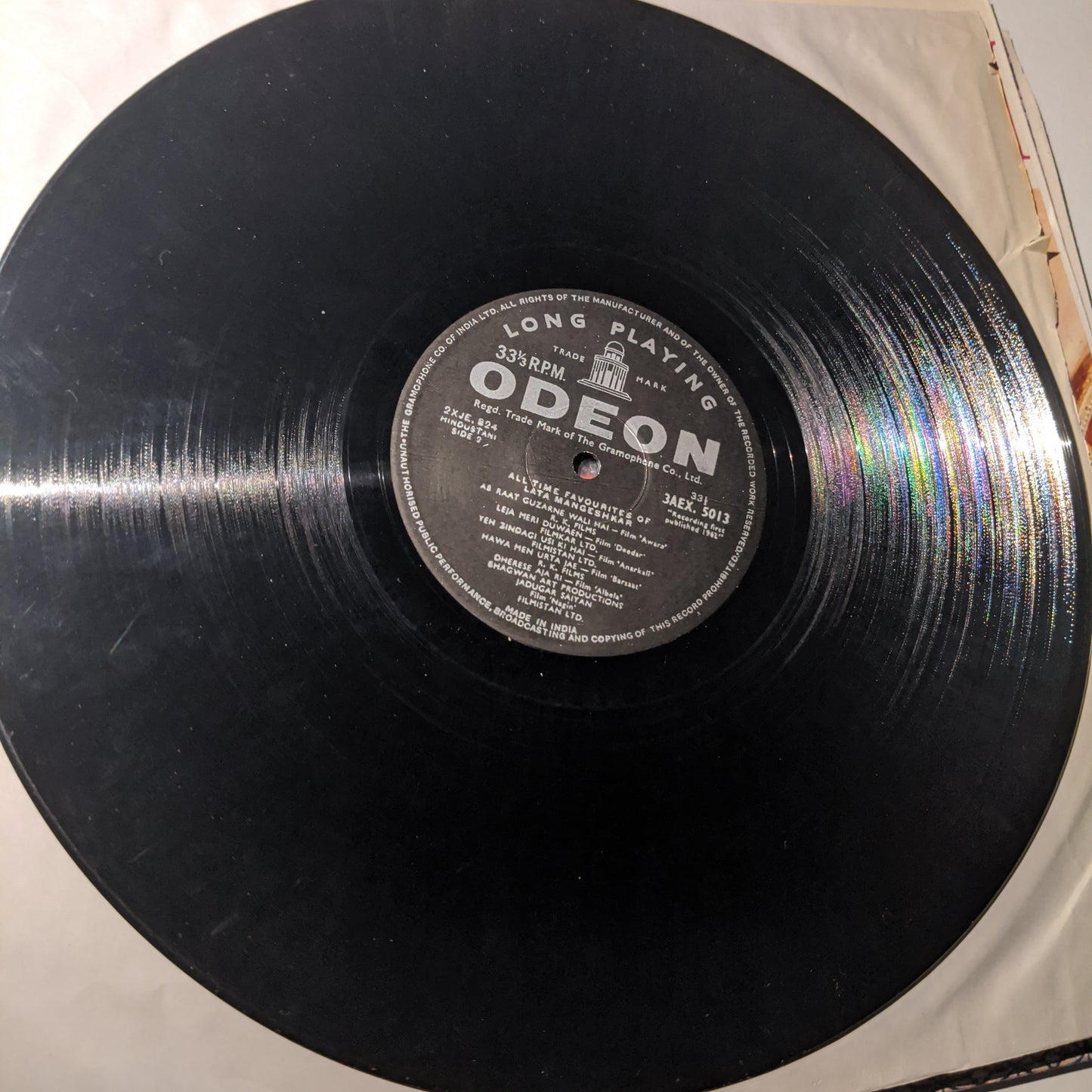 Lata Mangeshkar - All Time favourites 180 GM heavy Odeon in near mint