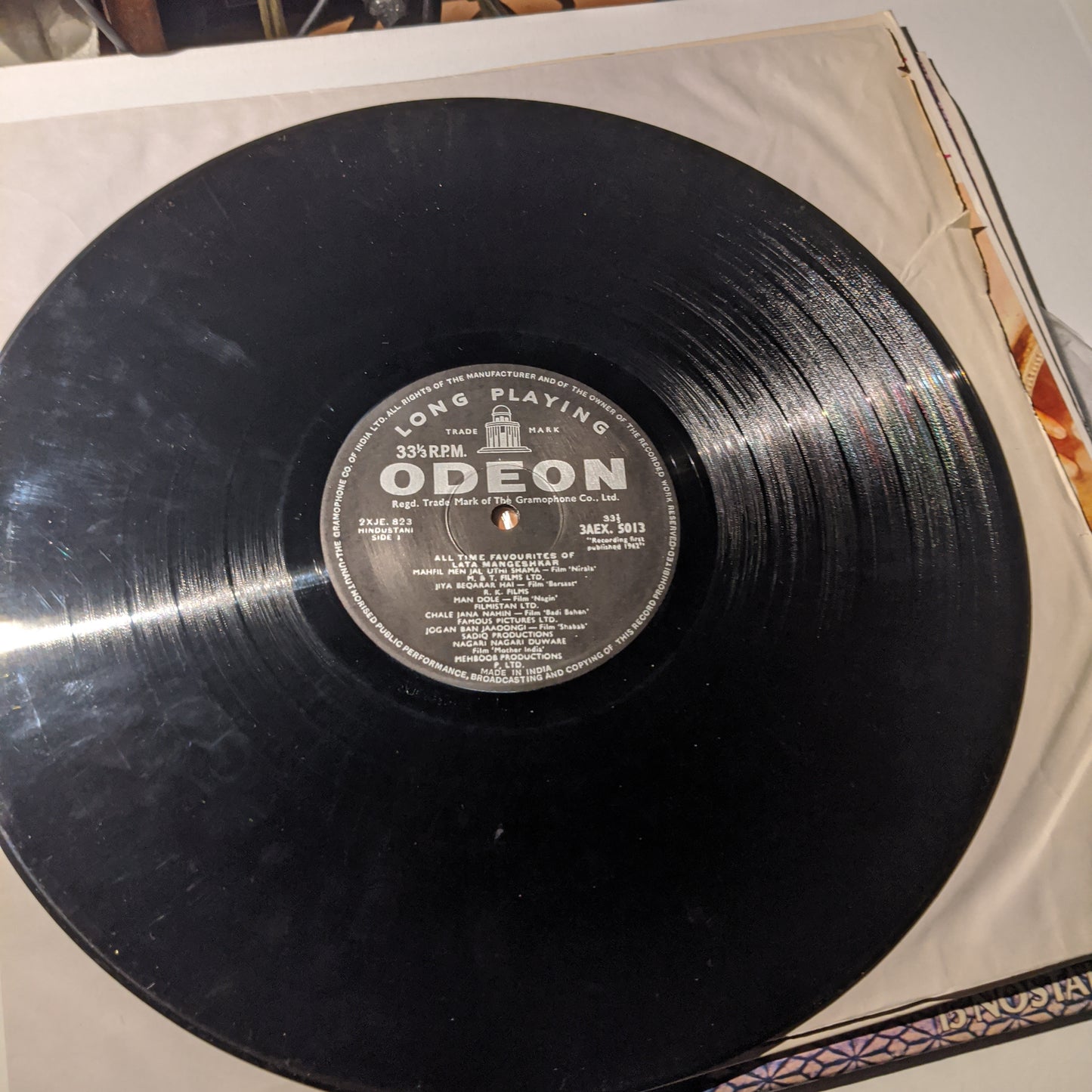 Lata Mangeshkar - All Time favourites 180 GM heavy Odeon in near mint