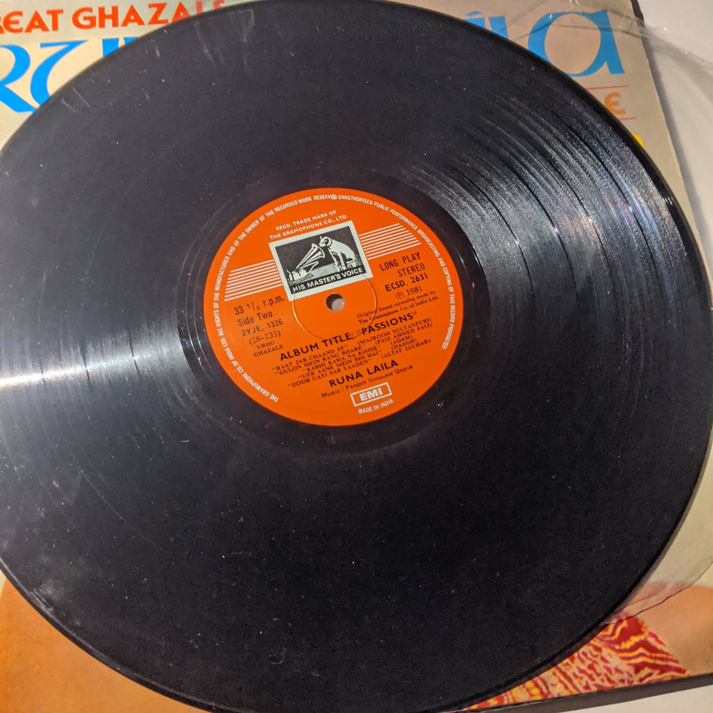 Great Ghazals - Runa Laila Style in Near Mint