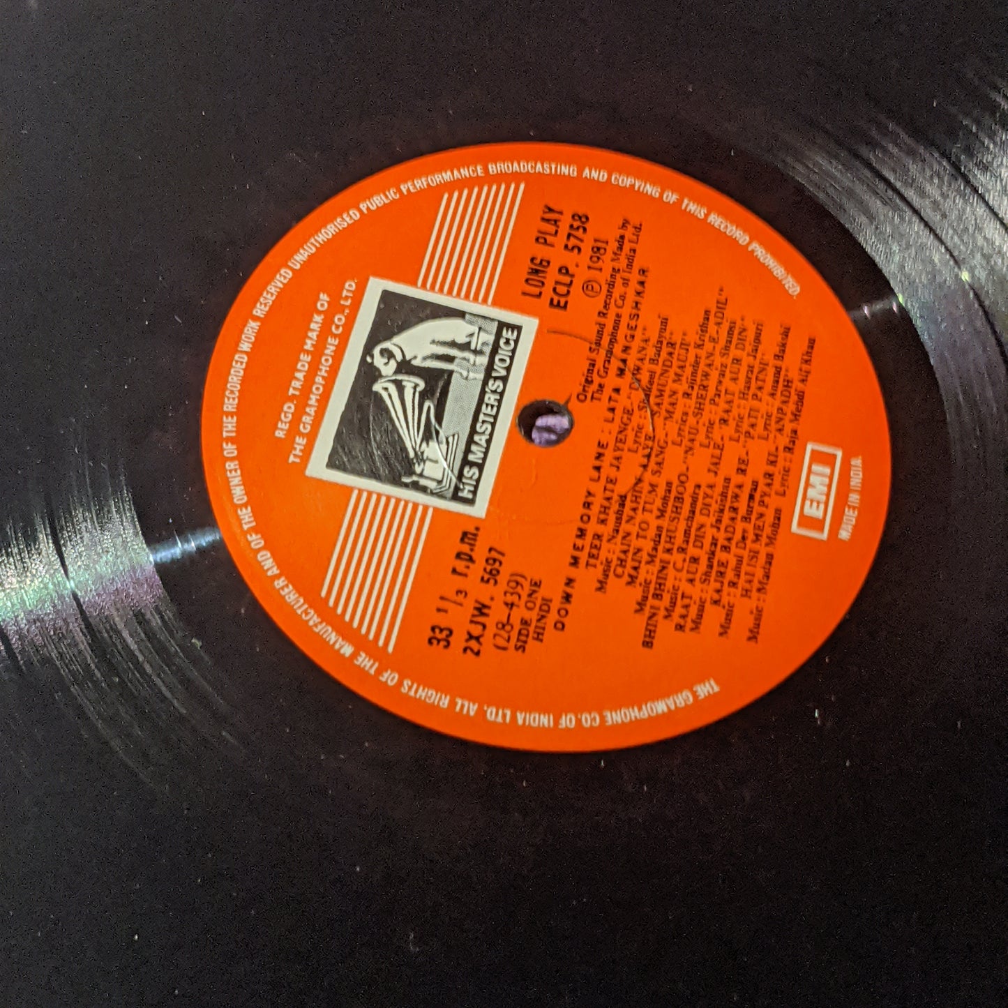 Lata Mangeshkar - Down Memory lane Mint record (Unplayed )