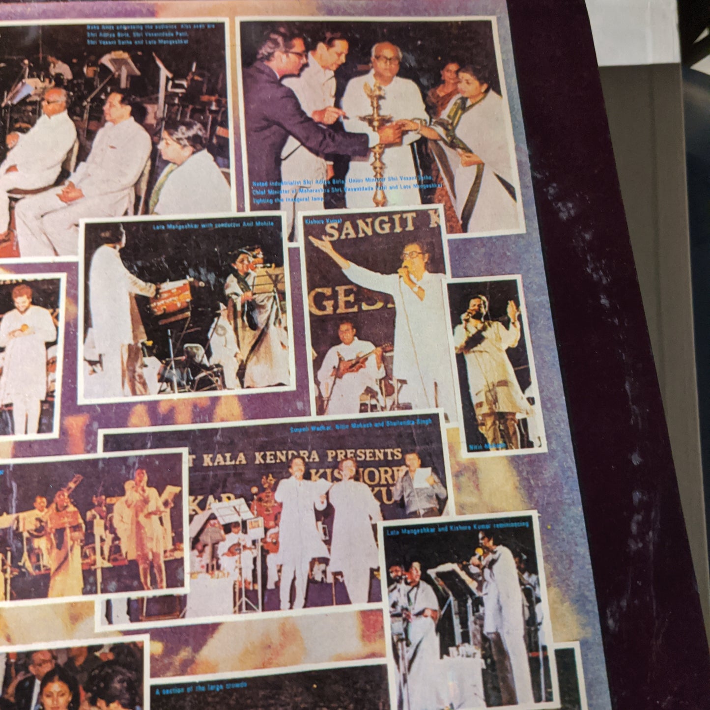 Lata Mangeshkar - Kishore Kumar, Nitin Mukesh, Shailendra Singh & Suresh Wadkar - A Live Concert Organised By Sangit Kala Kendra ("A Musical Offering" To Baba Amte's Anandwan) condition Near mint Pristine Well preserved