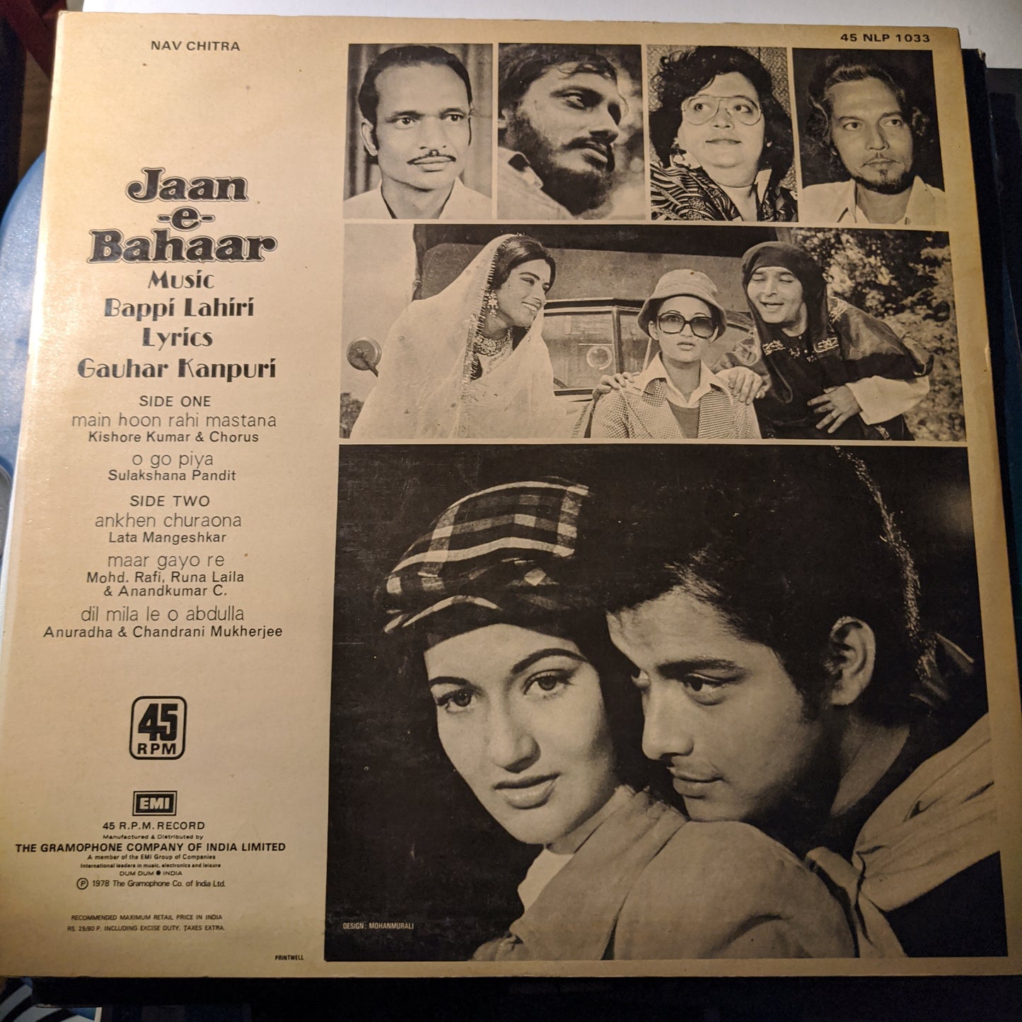 Jaan-E-bahar - Bappi Lahiri superhit in Near Mint