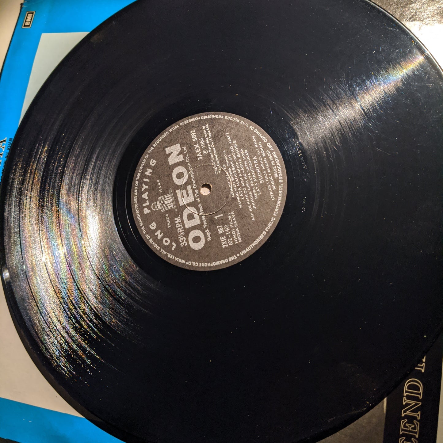Mera Saaya + Neend Hamari Khwab Tumhare 2-in-1 , Madan Mohan superhit album in VG+