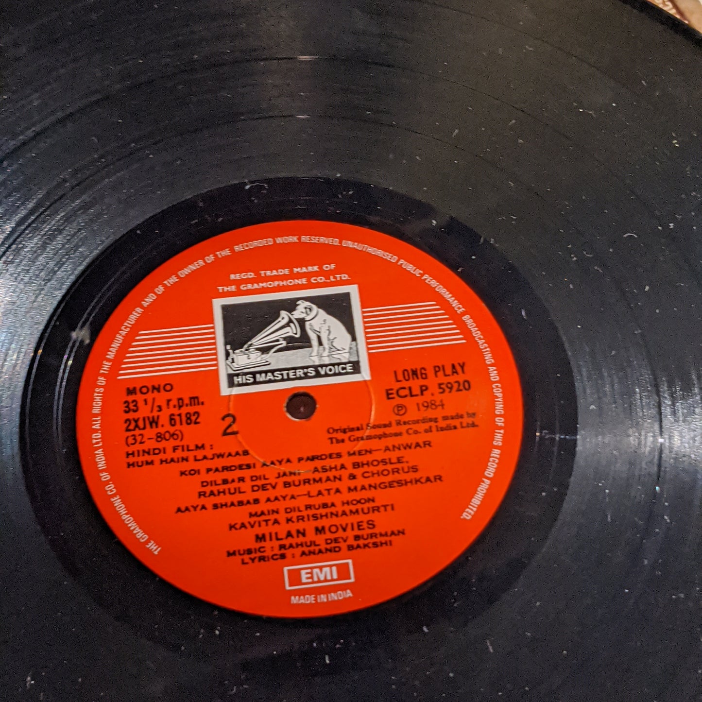 Hum Hai Lajwaab - R D Burman superhit in Near Mint