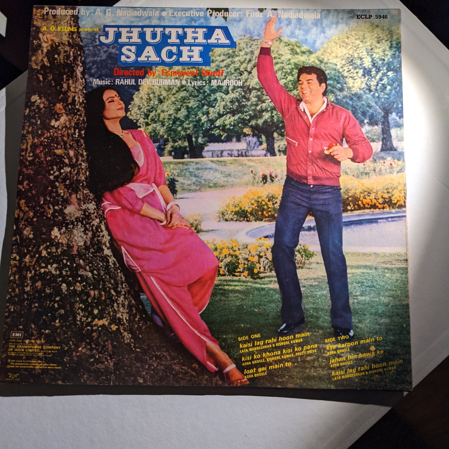 Jhutha Sach R D Burman and Majrooh superhit in near mint condition