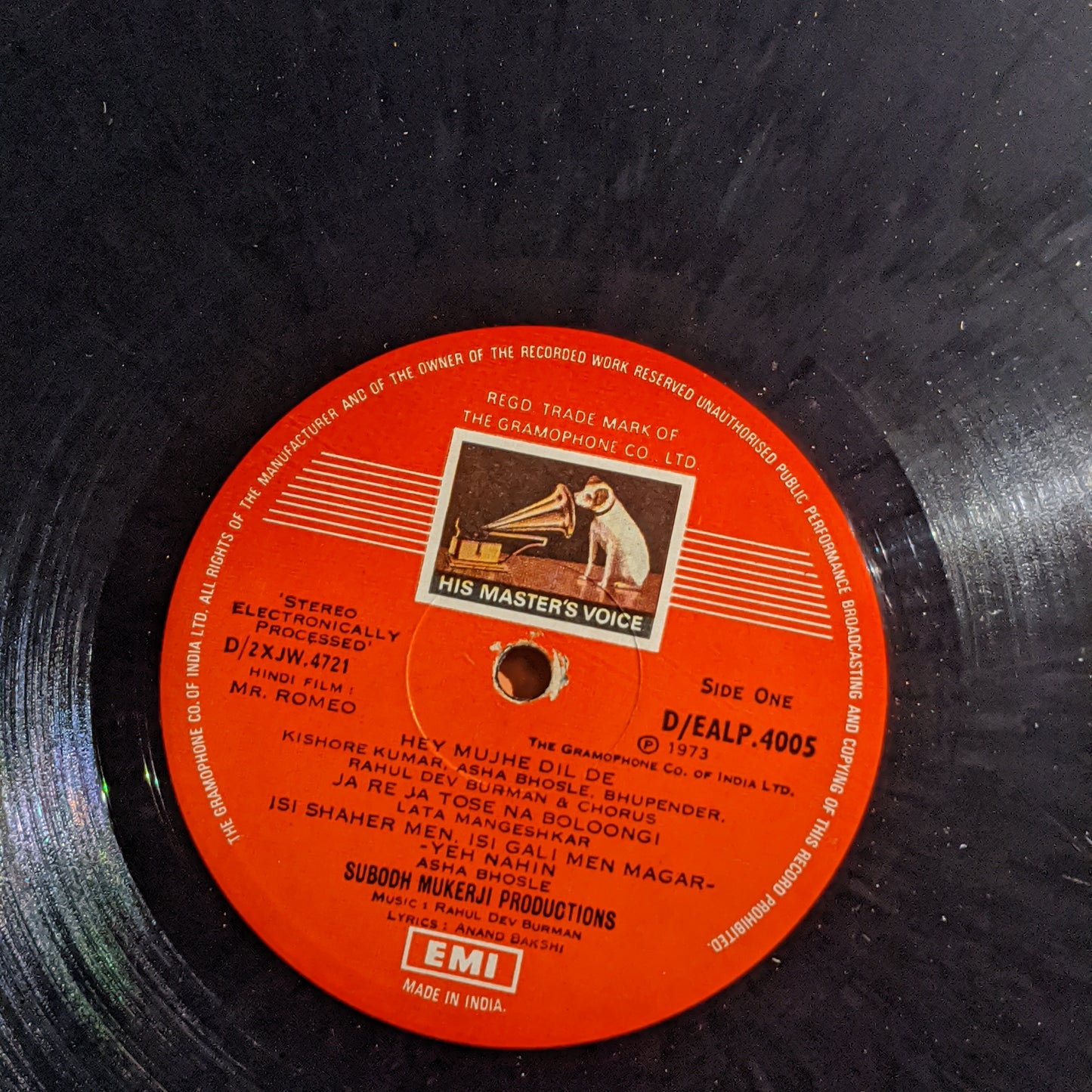 Mr. Romeo - R D Burman rare slbum 1st heacy HMV pressing in Excellent condition