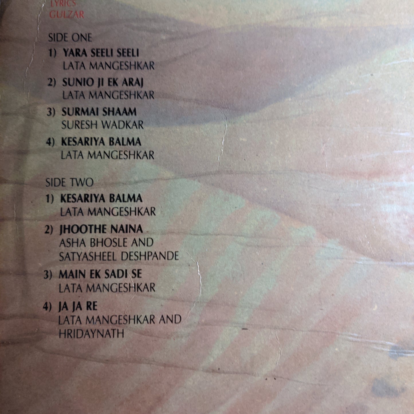 Lekin - lata and Hridaynath Mangeshakr and Guzar Superhit in Excellent