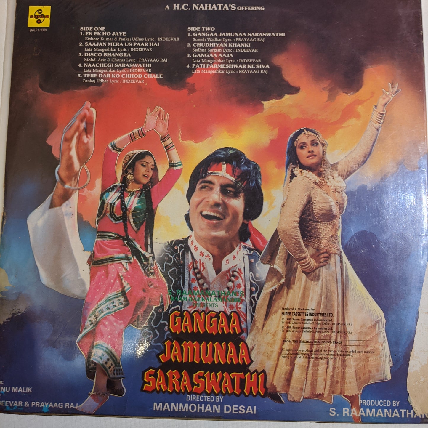 Ganga Jamuna Saraswati - Amitbh hit in VG