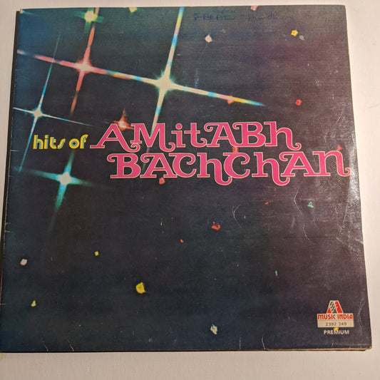 Amitabh bachchan - hits of gatefold in excellent condition