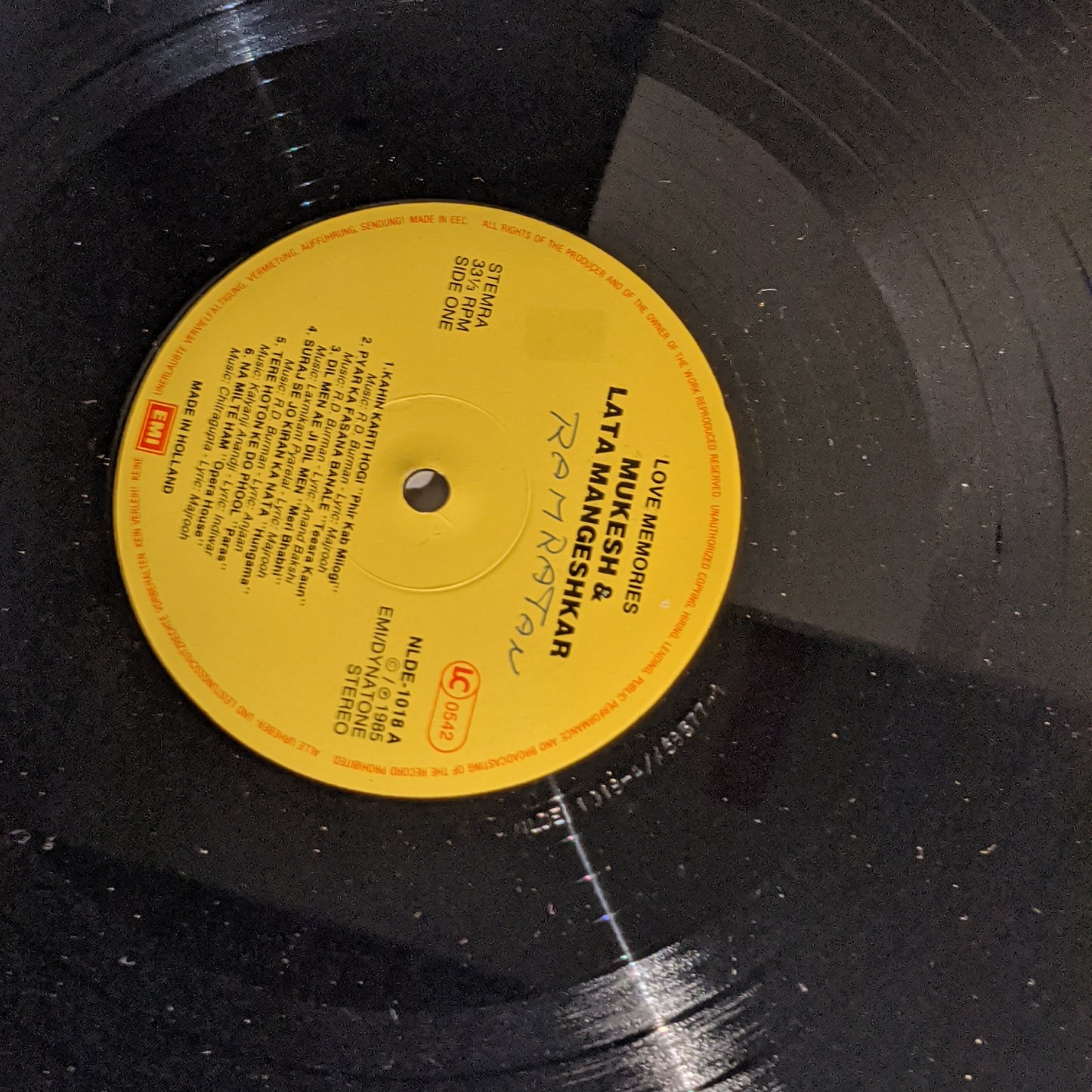 Duets of Lata and Mukesh - Holland pressing in Near Mint