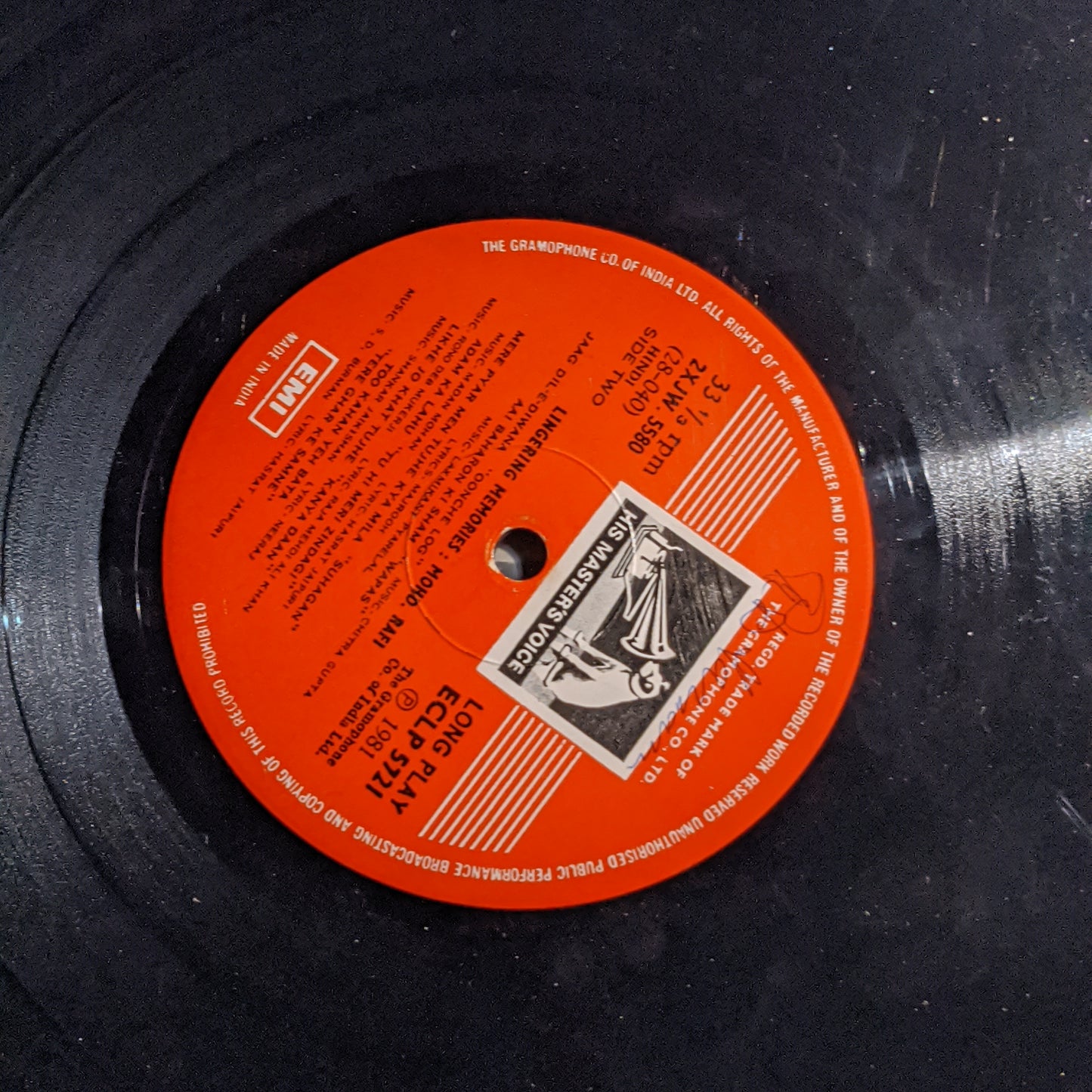 Mohammed Rafi - Lingering memories - great collection in VG+ condition