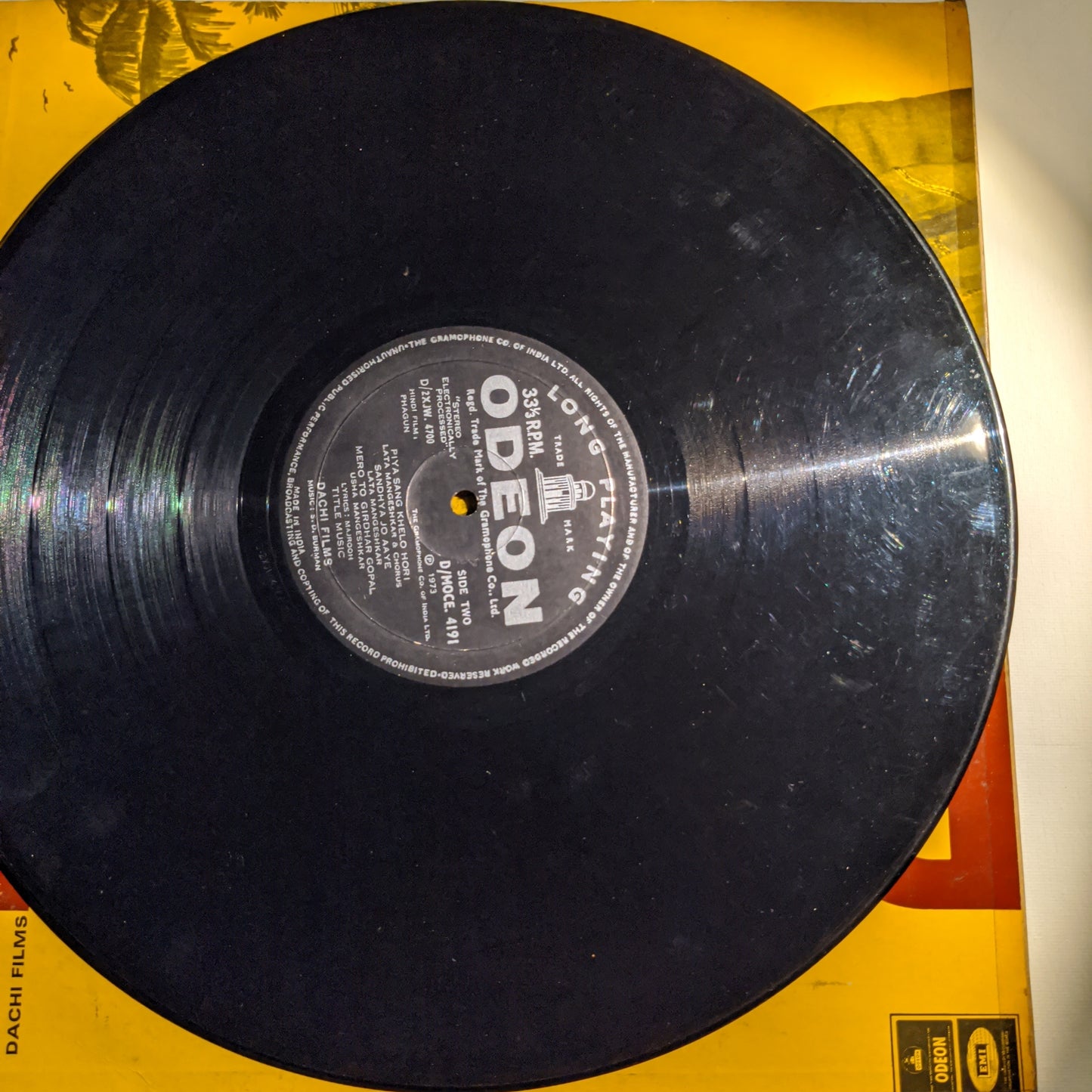 PHAGUN - Rare 1st ed. Odeon double-ring S D Burman in excellent