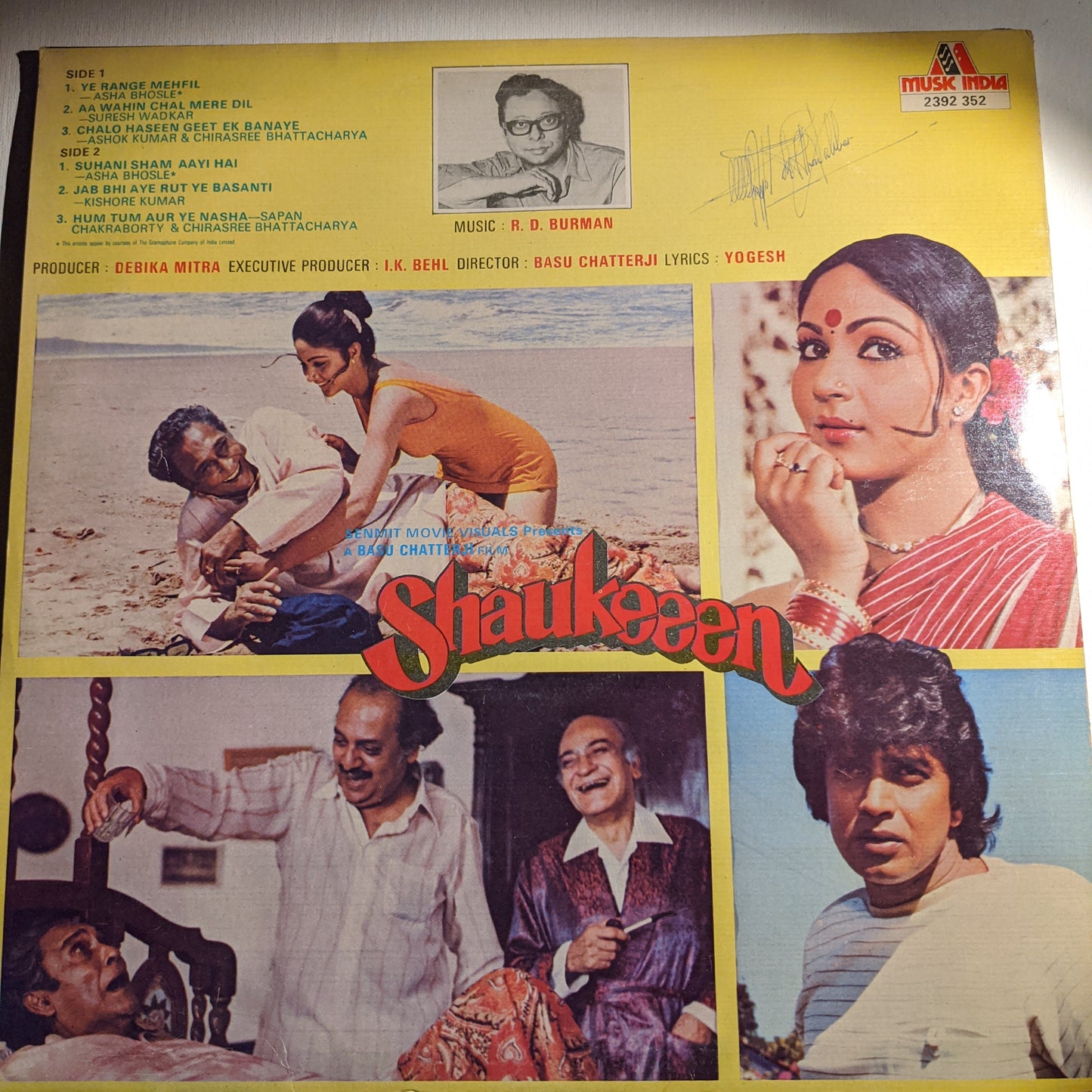 SHAUKEEEN - R D Burman rare record superhit - in Excellent+ condition