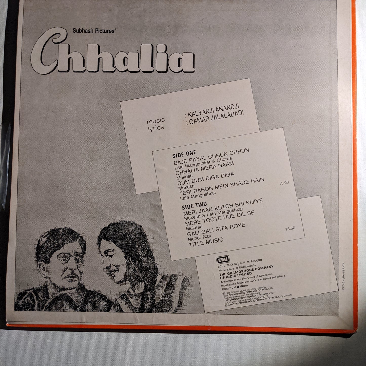 Chaalia - Kalyanji Anandji Superhit in unplayed Mint Condition