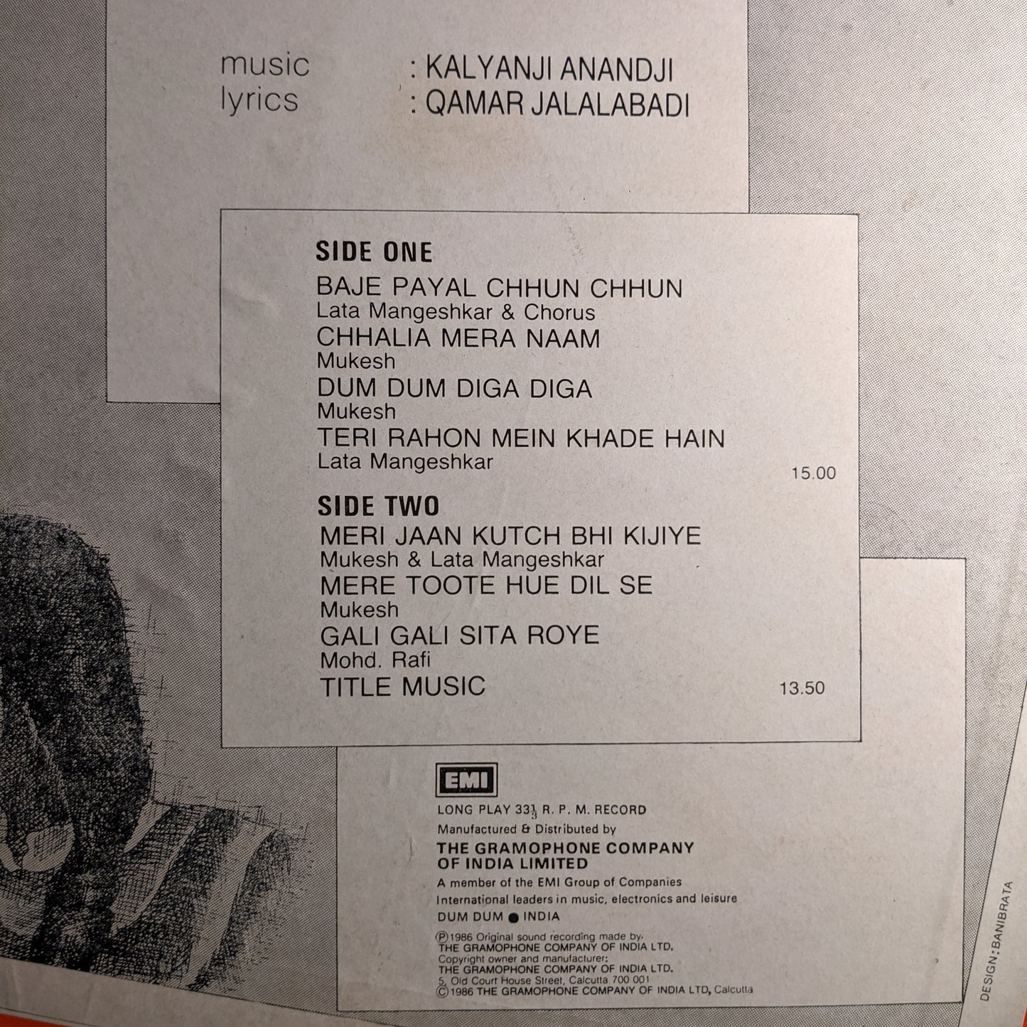 Chaalia - Kalyanji Anandji Superhit in unplayed Mint Condition