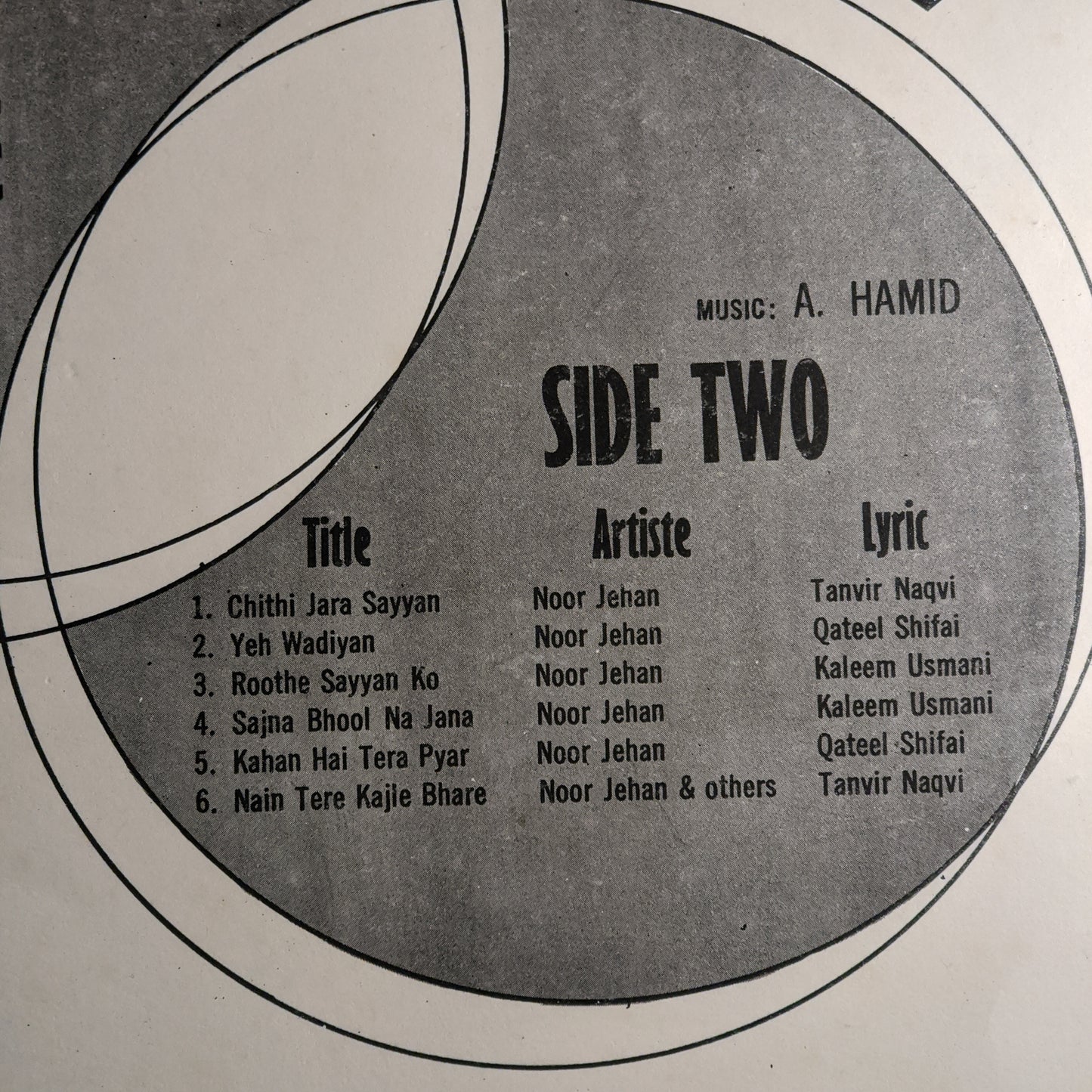 Naag Muni & Dosti - Nisar Bazmi, - A. Hamid - Orginal soundtrack in VG condition