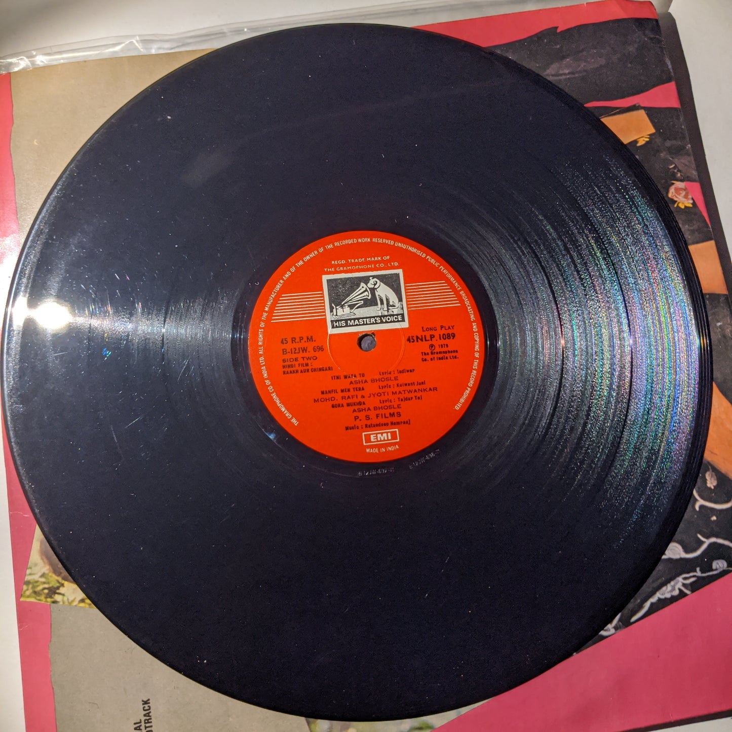 Raakh Aur Chingari - Music by Ratandeep Hemraj in VG+ condition