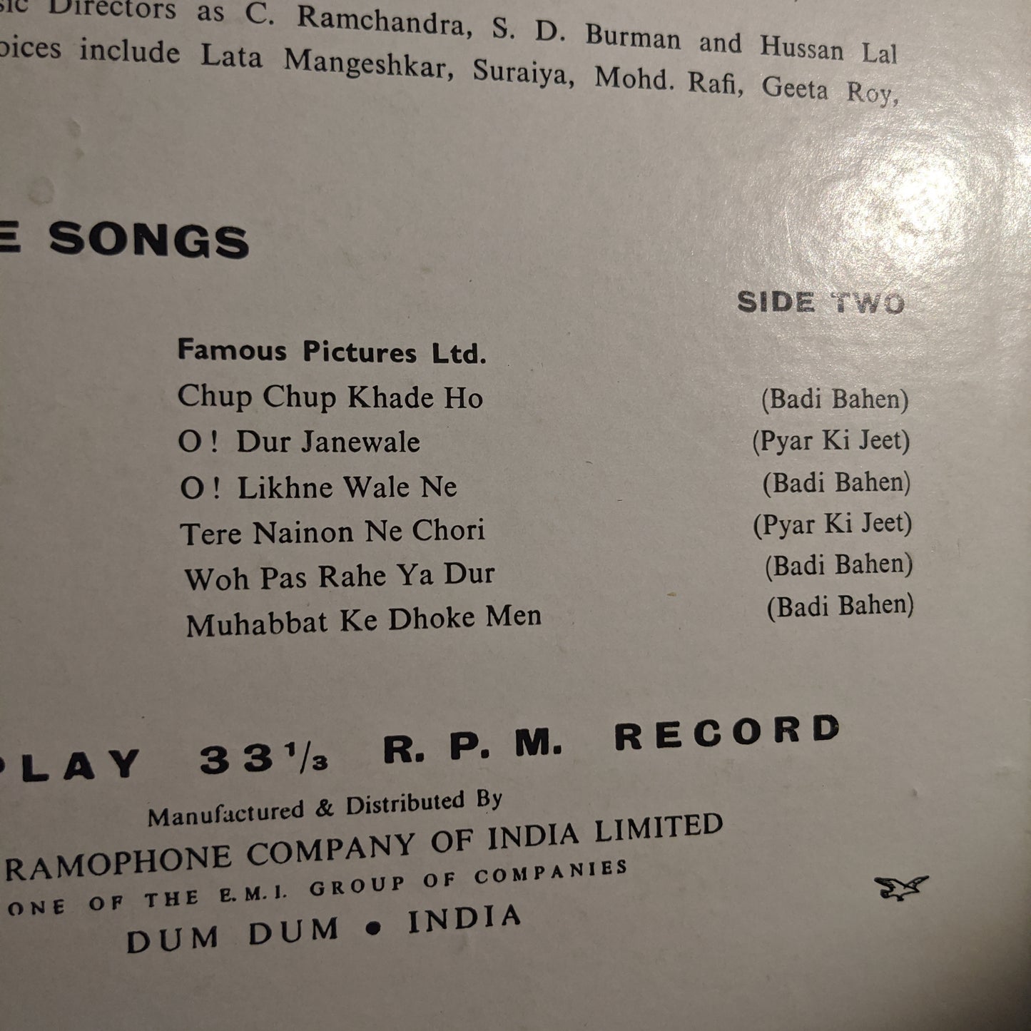 Film Favourites of forties - Vol 2 - 1st angel - Superb recording - Excellent