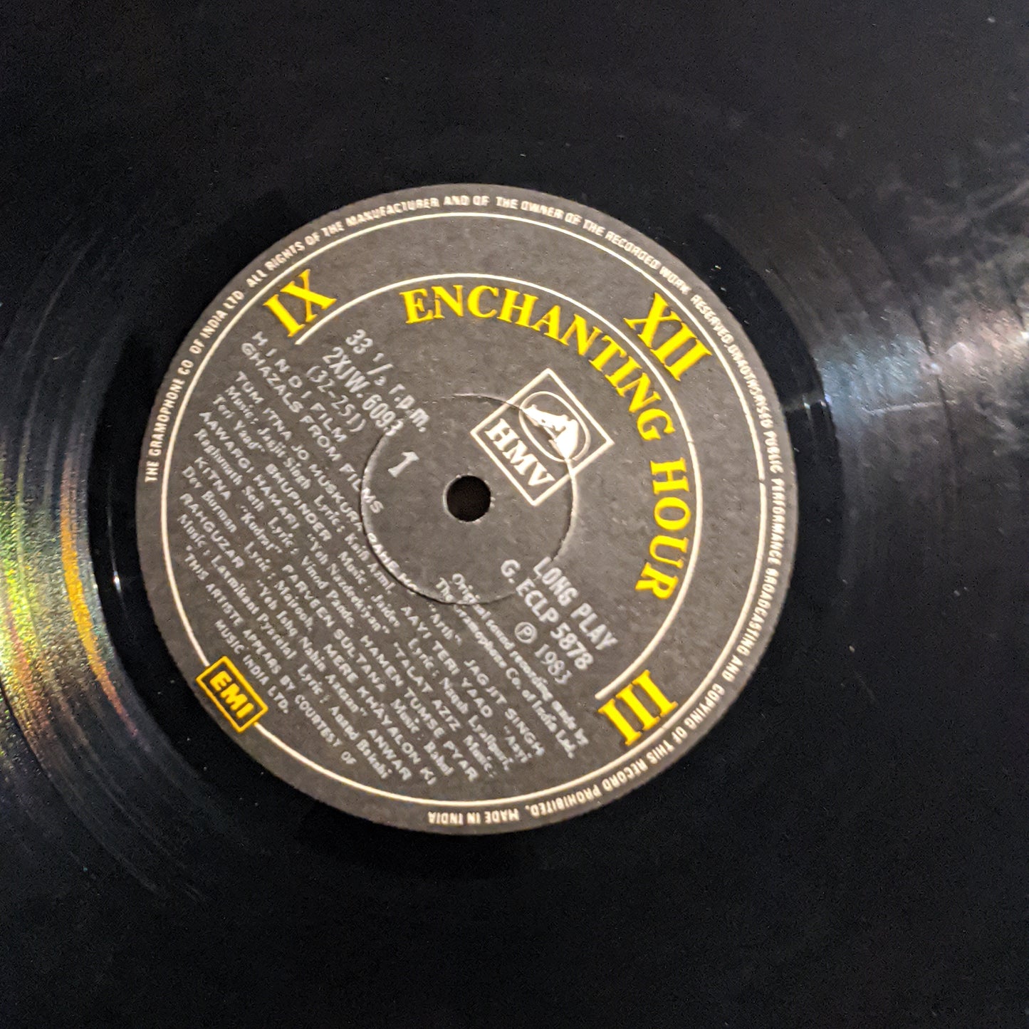 Ghazals from Films - Enchanting hour in Excellent condition
