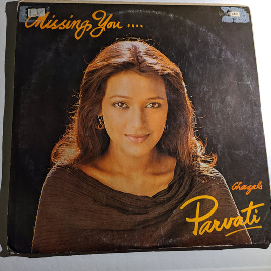 Parvati* Missing You .... (Ghazals) in near mint Condition