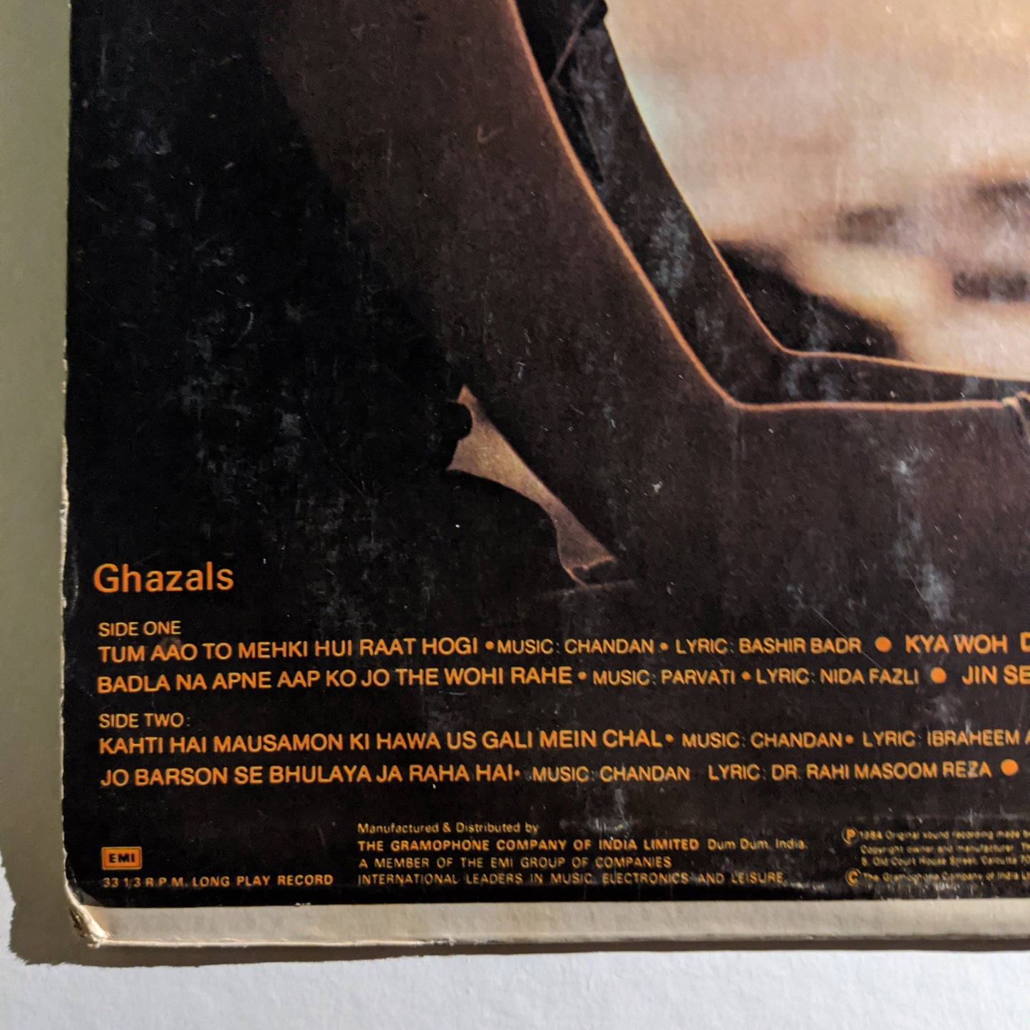 Parvati* Missing You .... (Ghazals) in near mint Condition