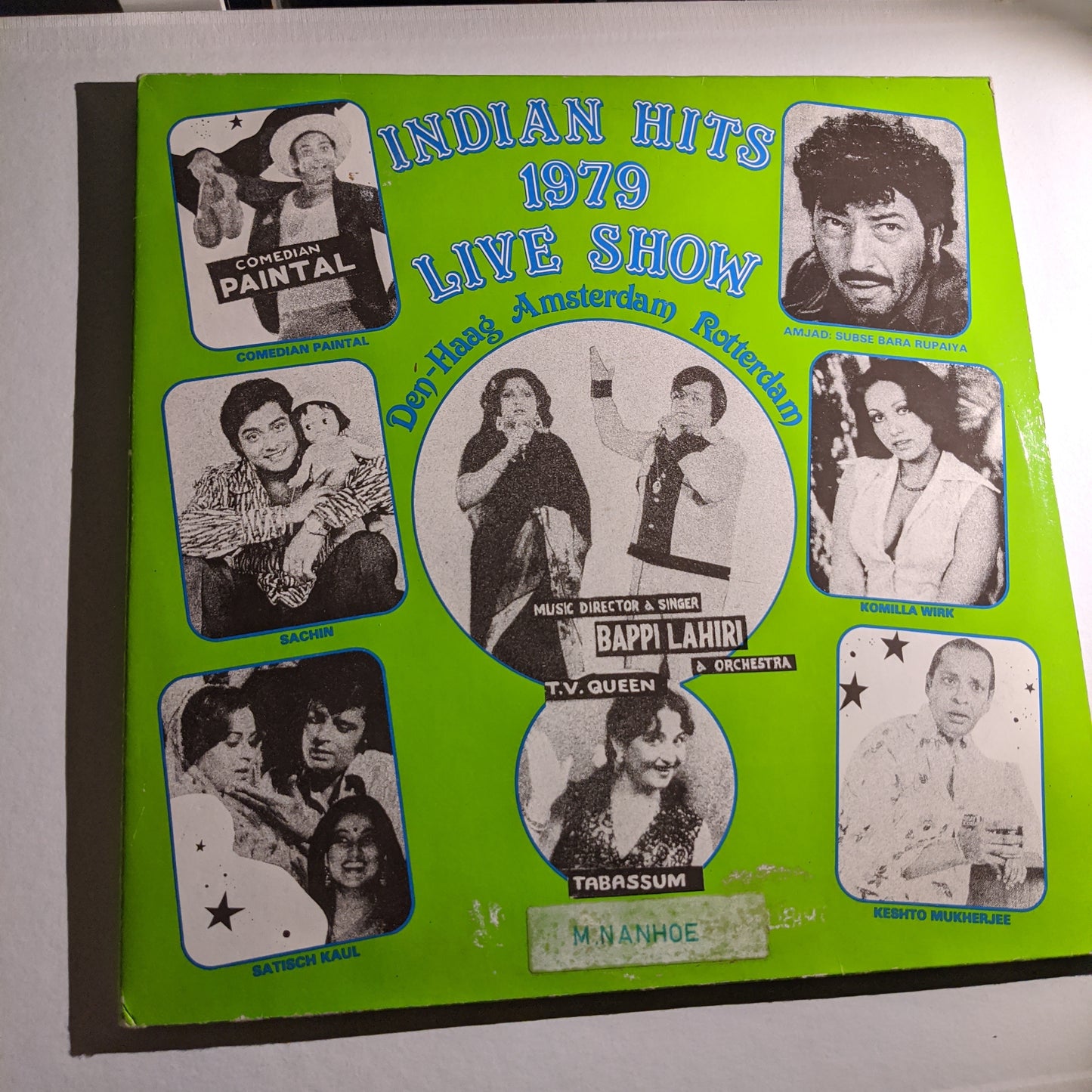 Bappi Lahiri & Orchestra*, - Indian Hits 1979 Live Show - Den-Haag Amsterdam Rotterdam - 2 LP set in Near mint