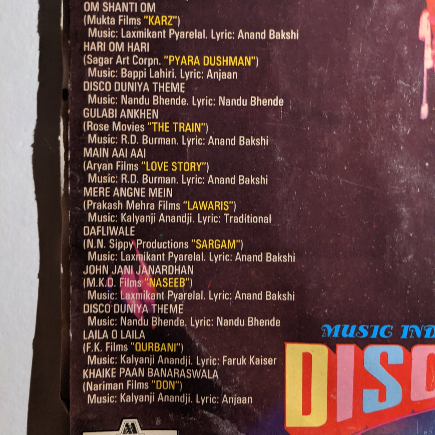 Disco Duniya - 28 non stop disco party numbers in excellent condition