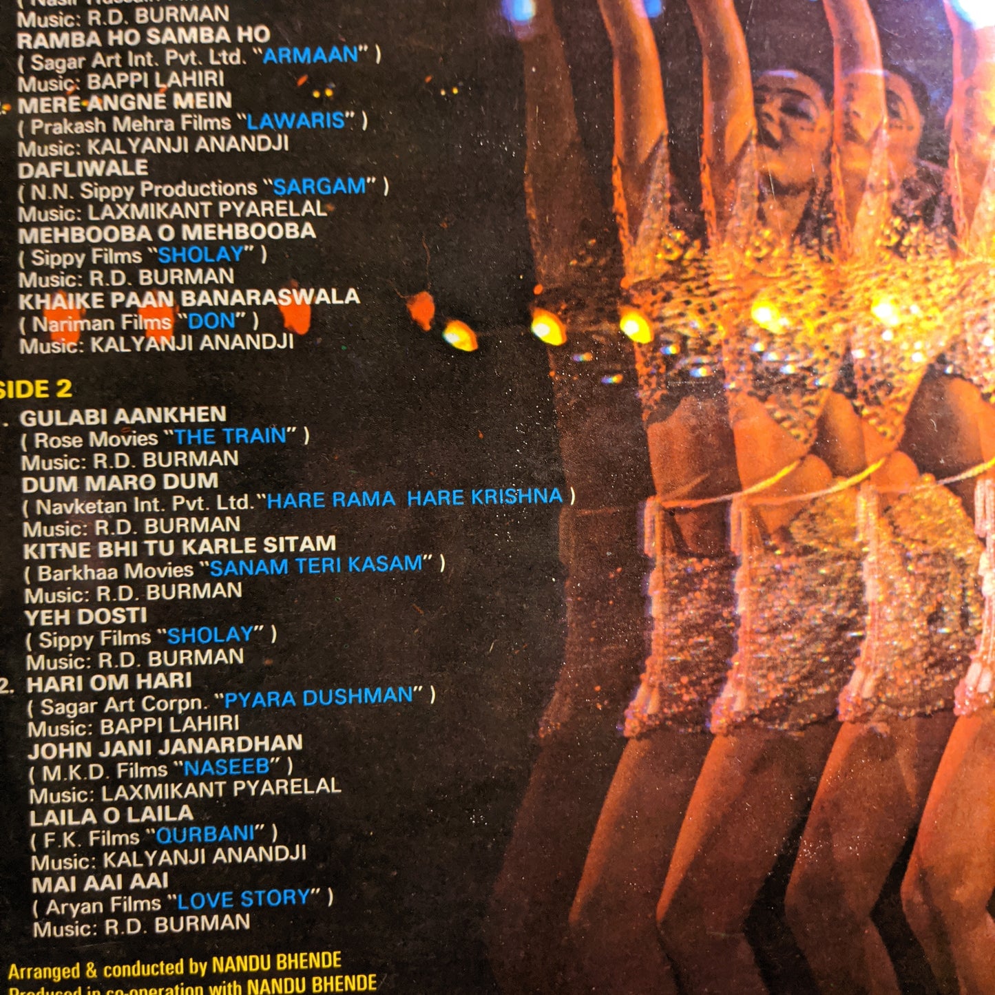 Nandu Bhende Vibrations! Non-Stop Hindi Film Instrumentals - Disco Style!! - VG+ condition