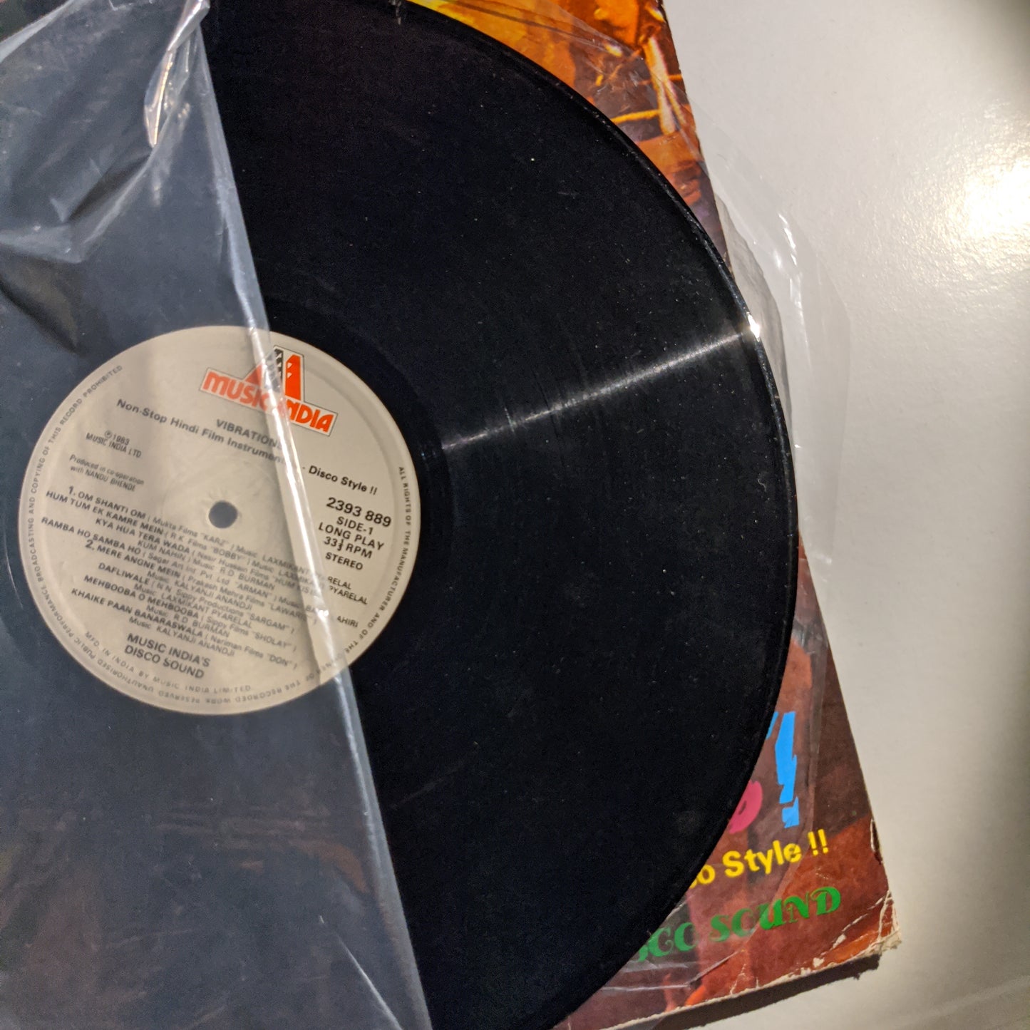 Nandu Bhende Vibrations! Non-Stop Hindi Film Instrumentals - Disco Style!! - VG+ condition