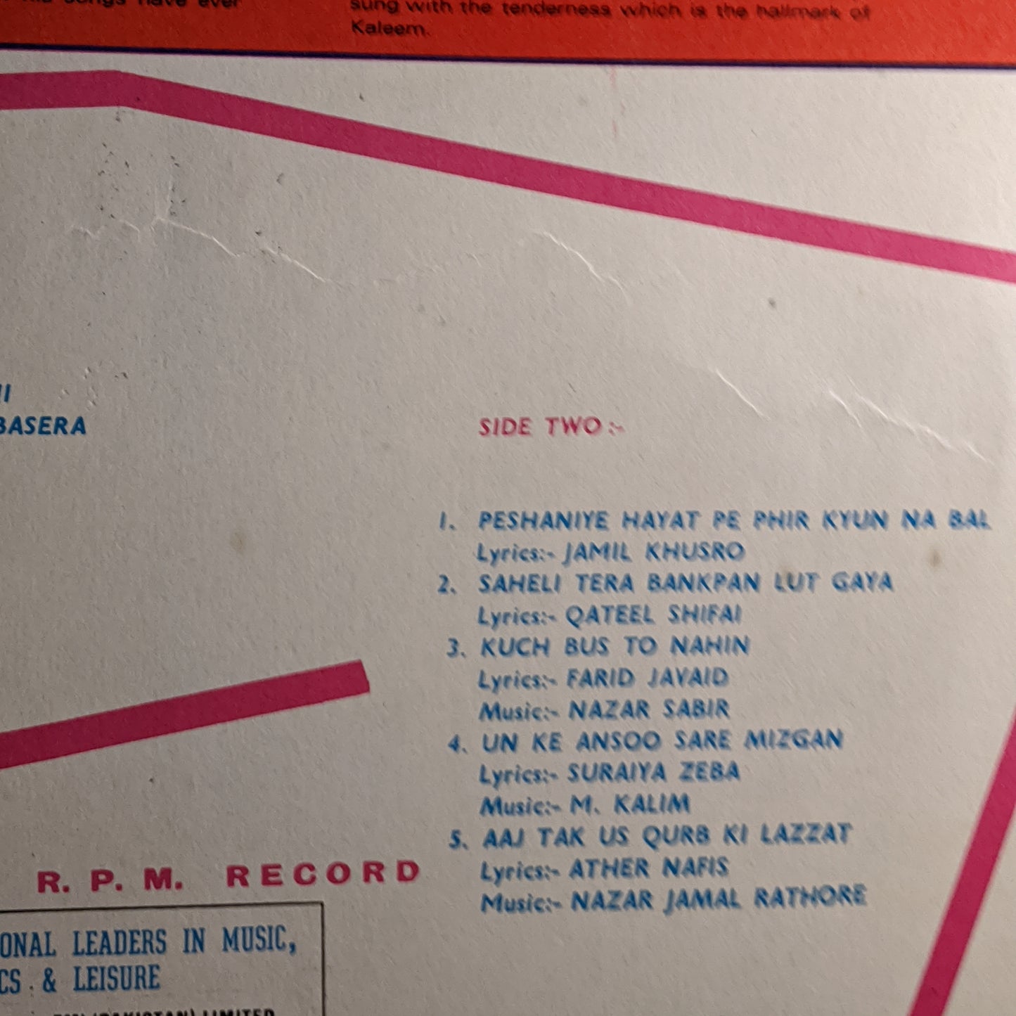 M. Kalim Ghazals & Geet ini excellent